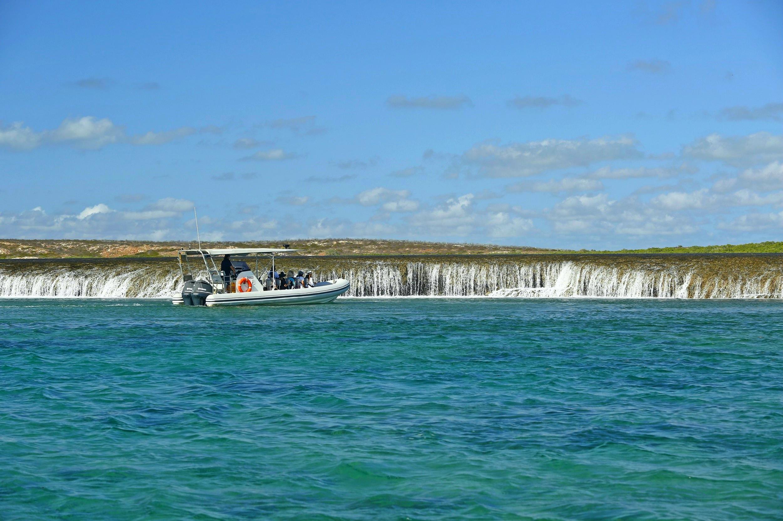 Cygnet Bay Unique Tidal Waterfall Reefs Scenic Cruise – Cygnet Bay Pearl Farm, Australia