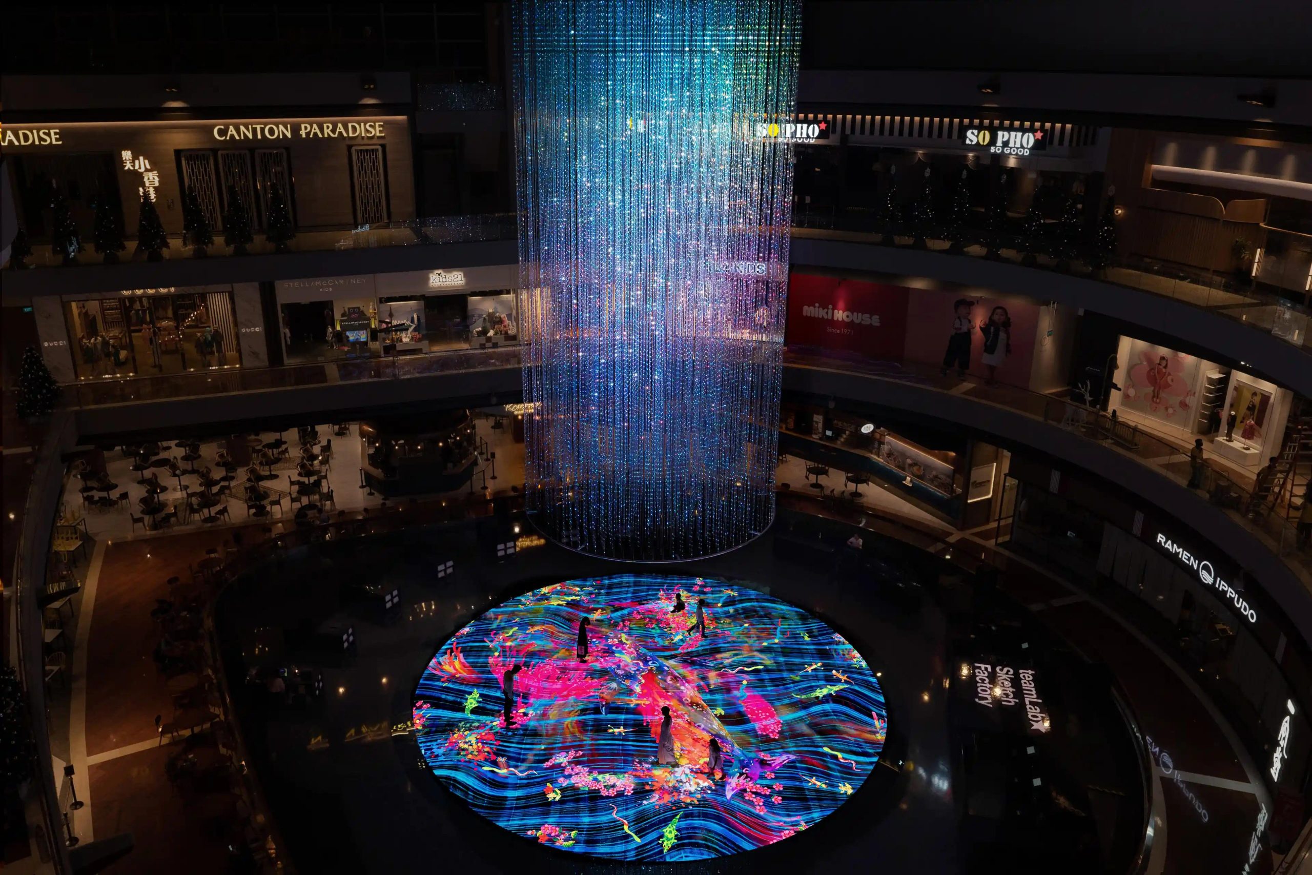 Digital Light Canvas by teamLab at Marina Bay Sands – Singapore