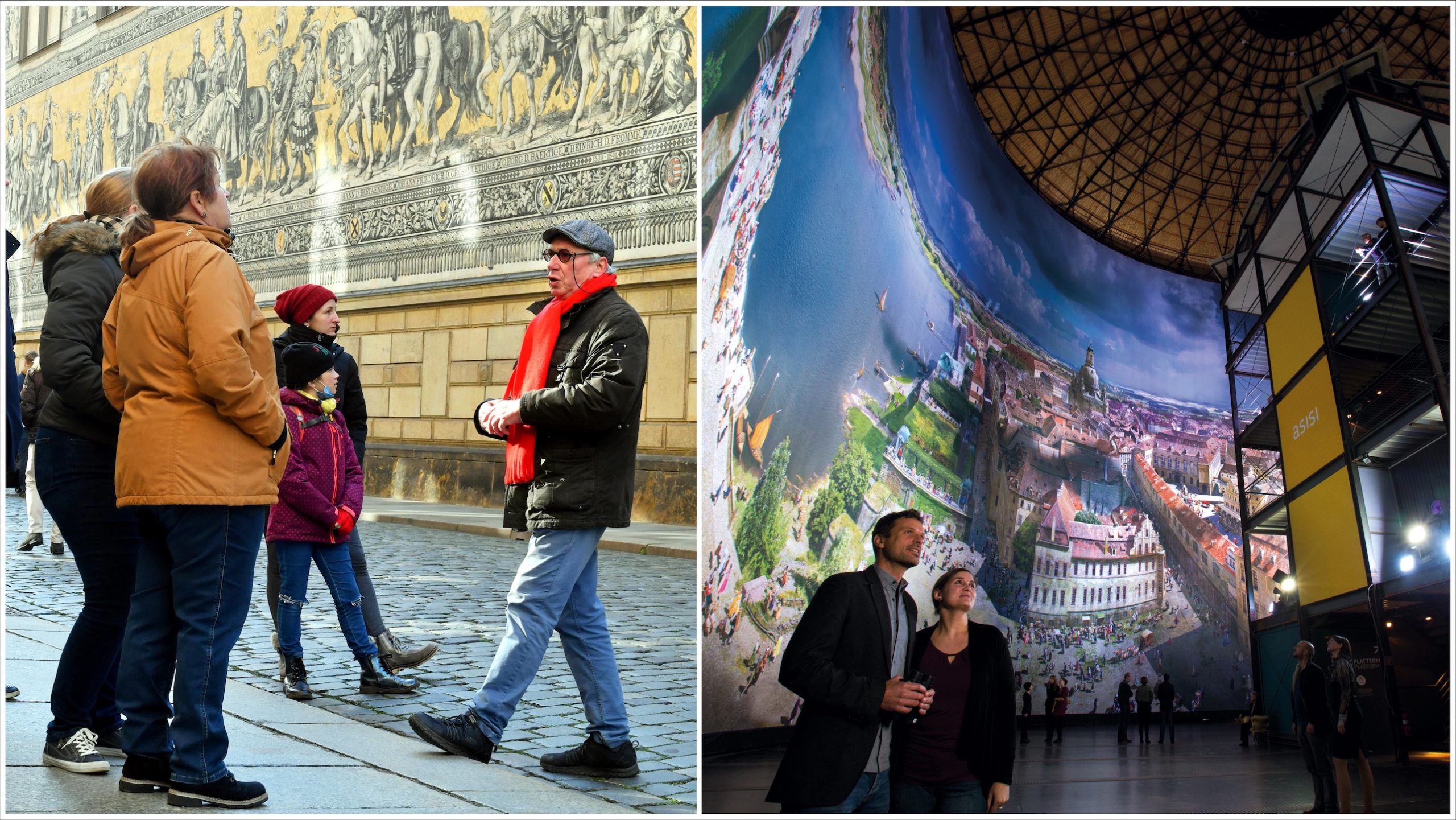 Dresden: Guided City Walk and Panometer Entrance Ticket – Dresden, Germany