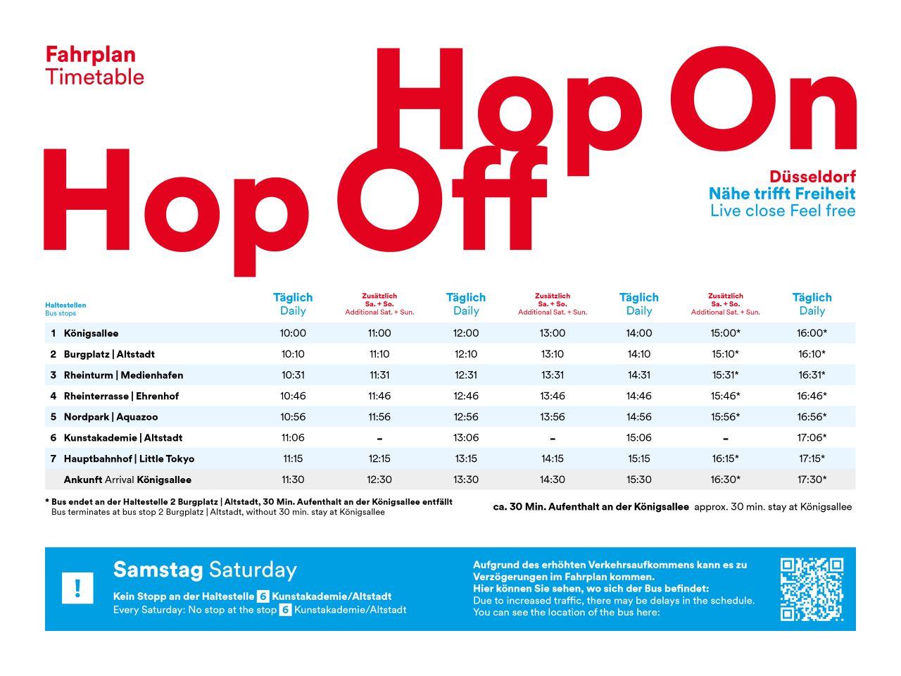 Düsseldorf: 24-Hour Hop-On Hop-Off Ticket – Düsseldorf, Germany