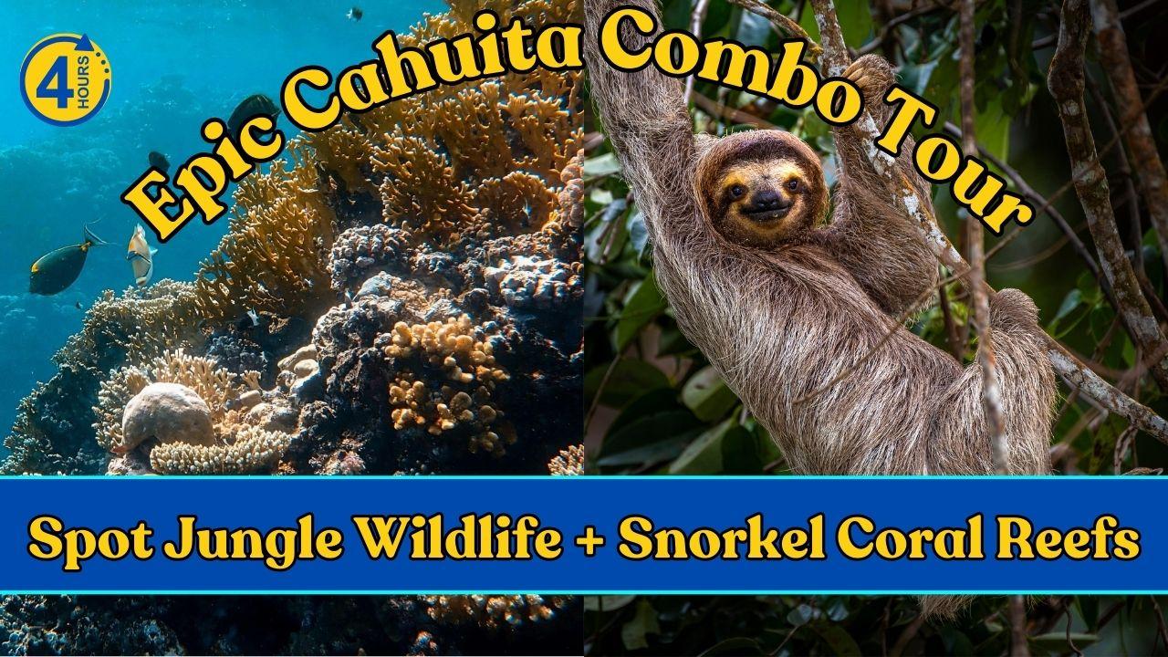 Epic Cahuita Combo Tour: Snorkel Reefs & Hike with Wildlife – Cahuita, Costa Rica