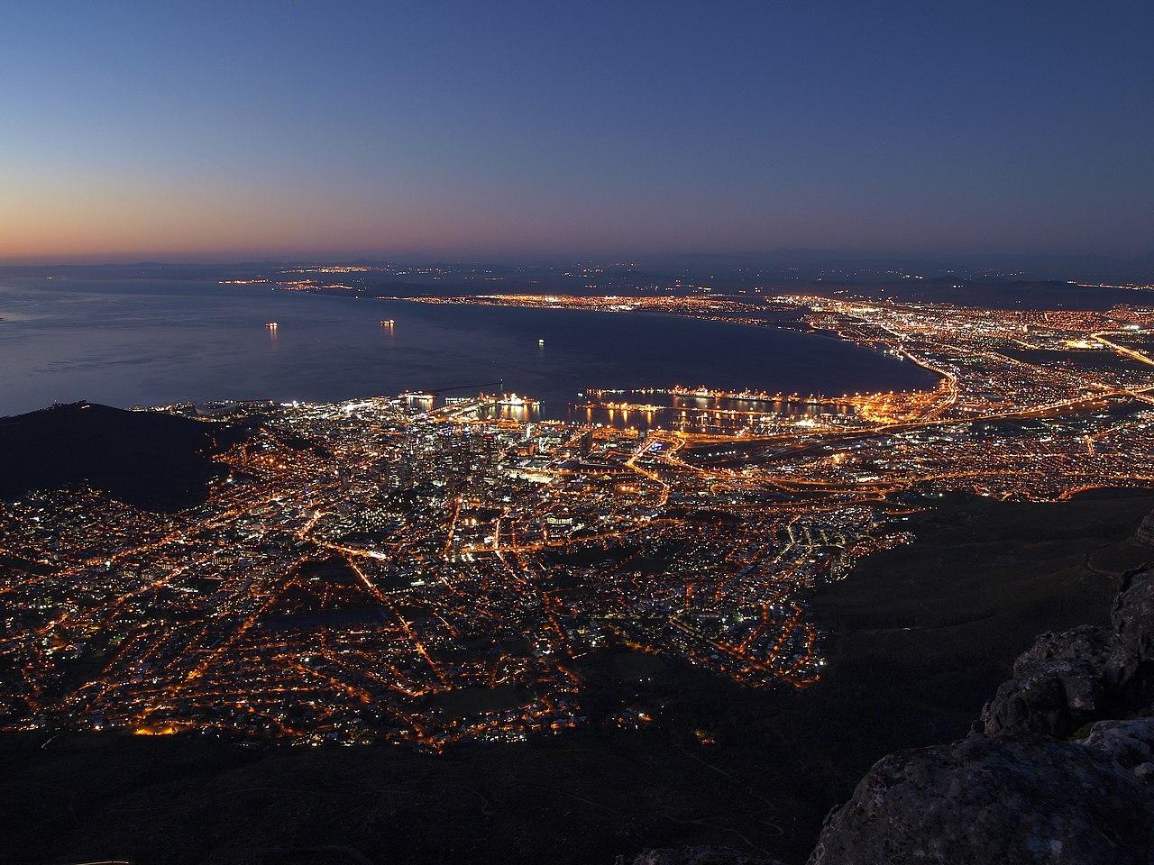 Evening City Tour with Panoramic Night Views – Cape Town, South Africa