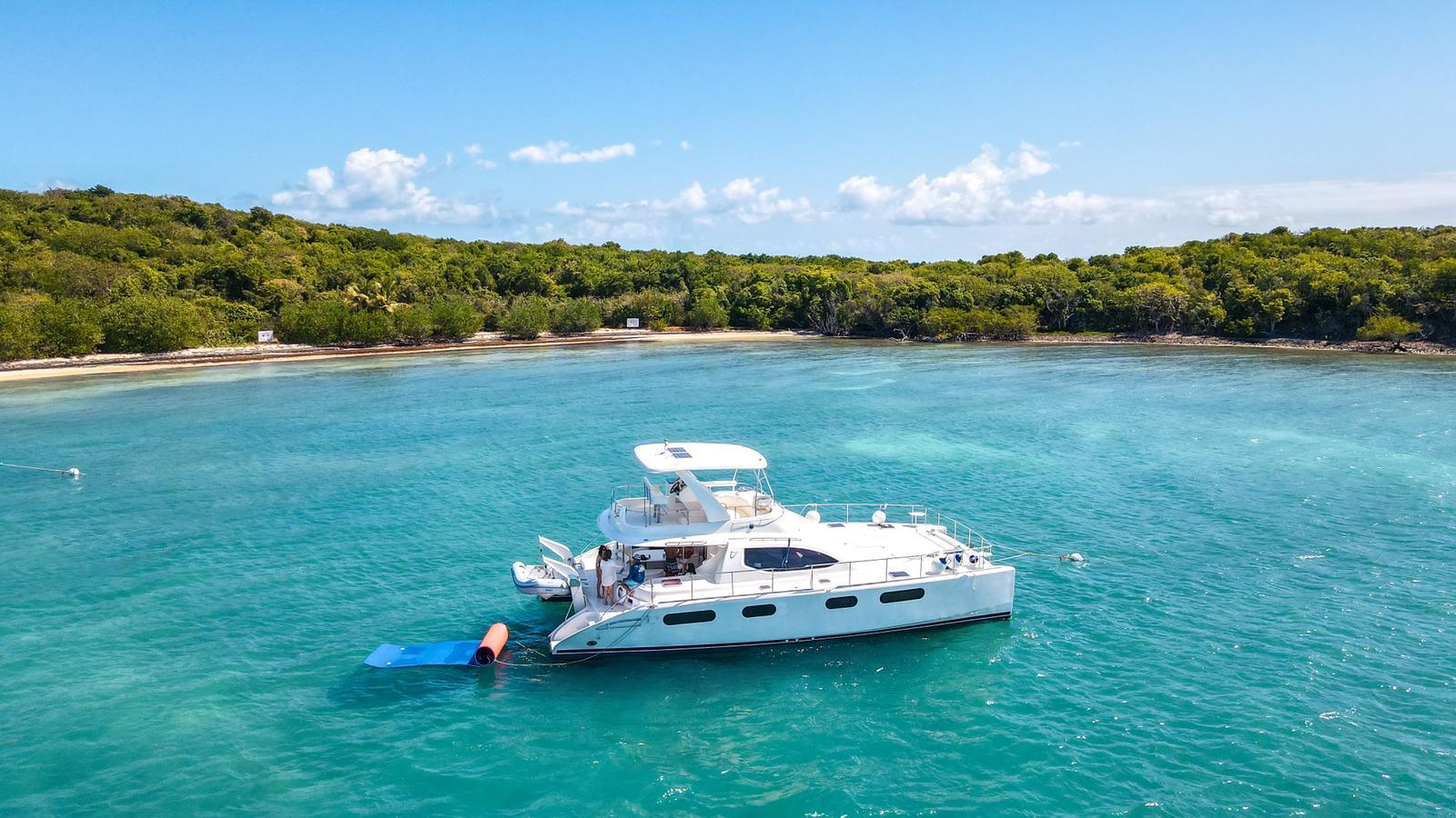 Fajardo: Private 47-F Catamaran Cruise with Drinks and Snack – Fajardo, Puerto Rico