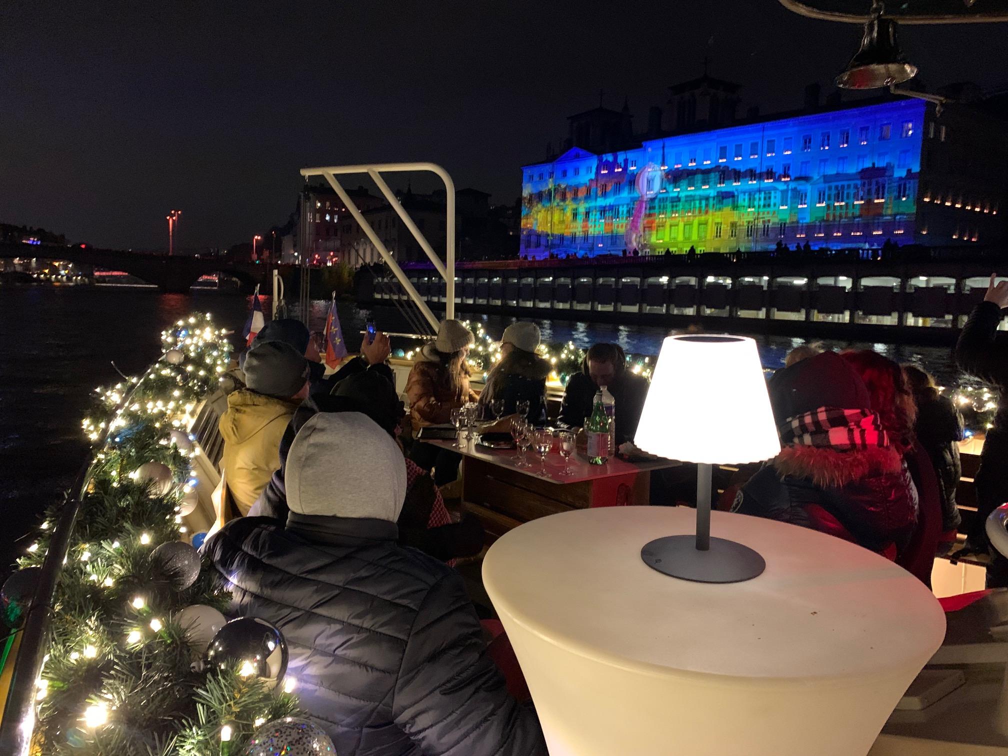 Fêtes des Lumières aperitif cruise – Lyon, France