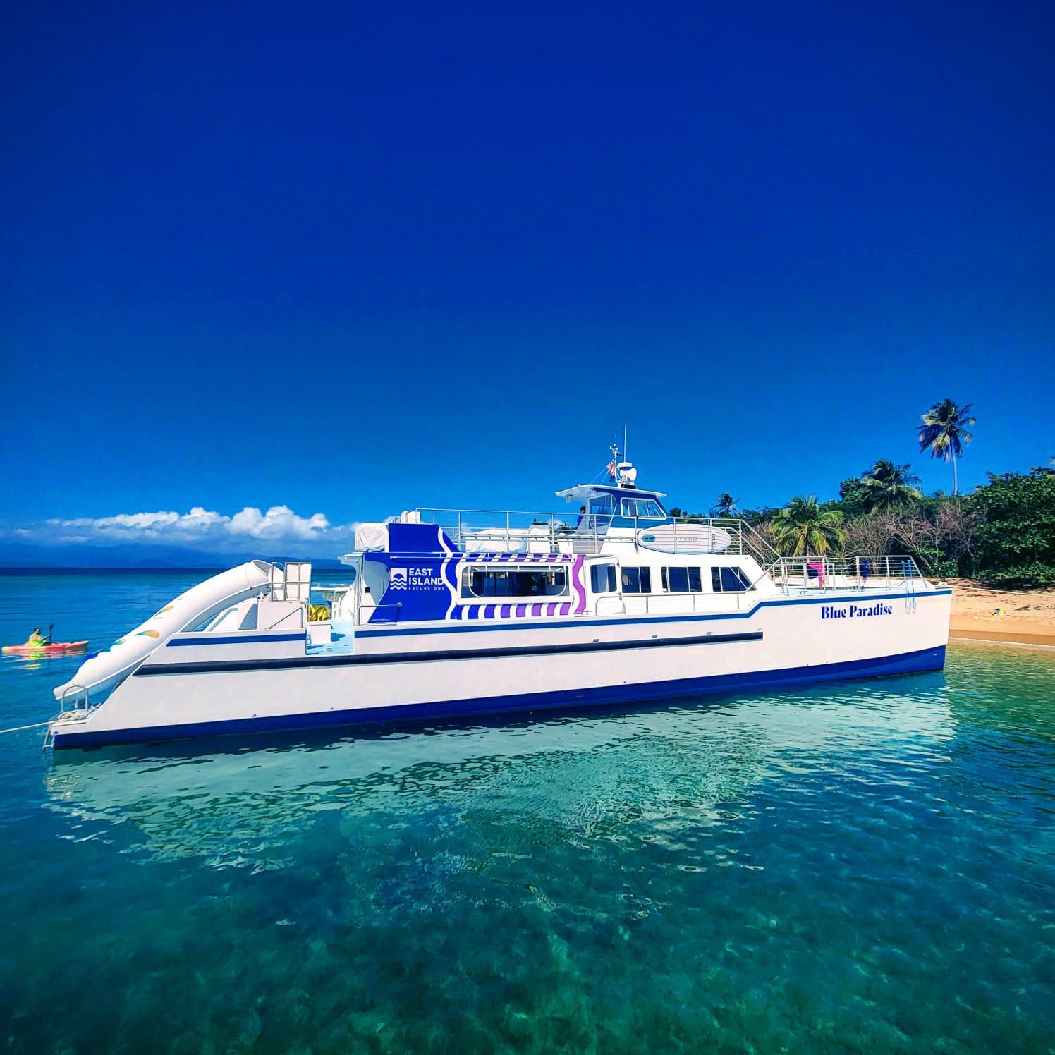 From Fajardo: Catamaran Beach Excursion with Lunch – Fajardo, Puerto Rico