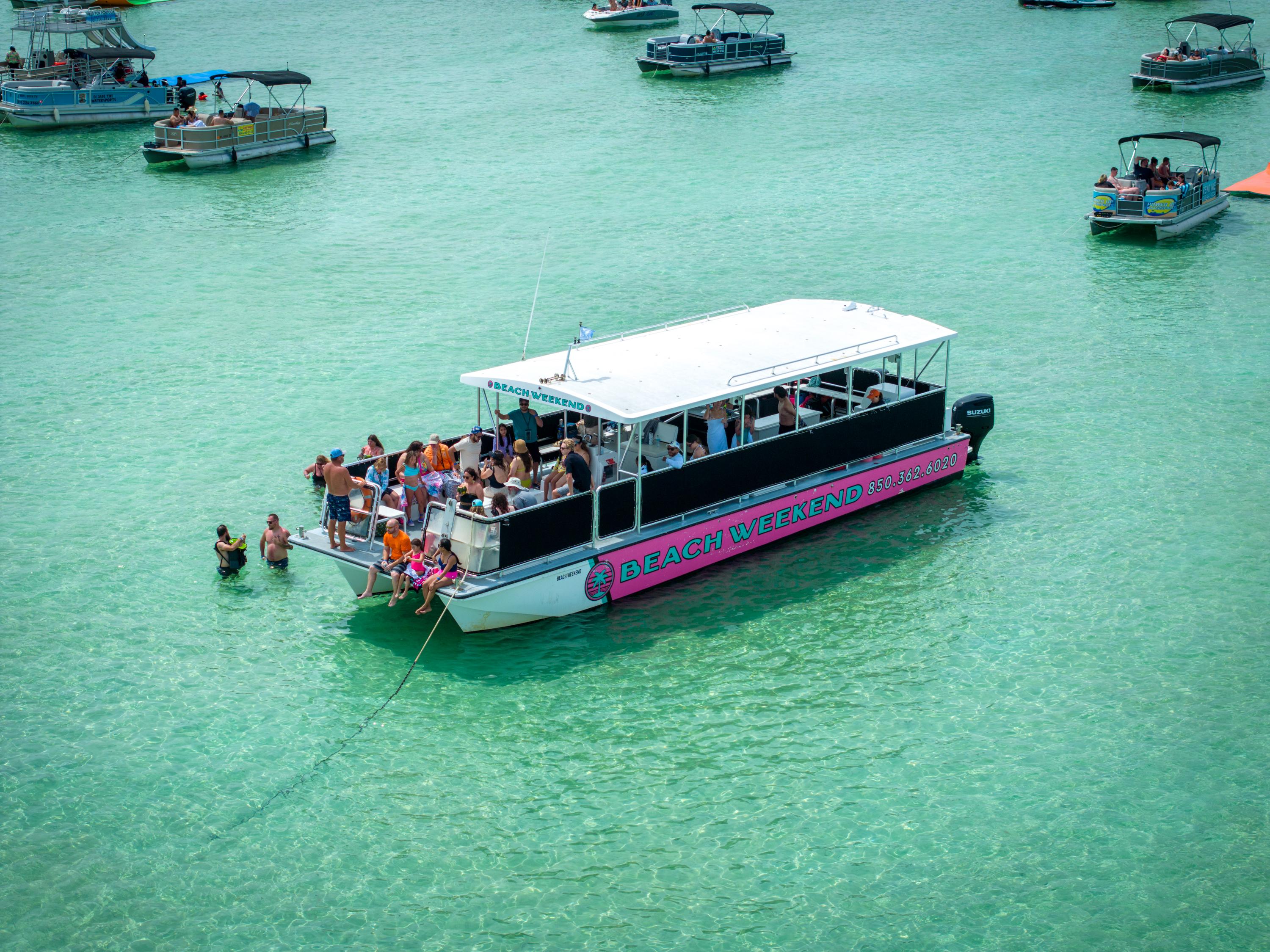 From Fort Walton Beach: Crab Island Excursion – Destin, Florida