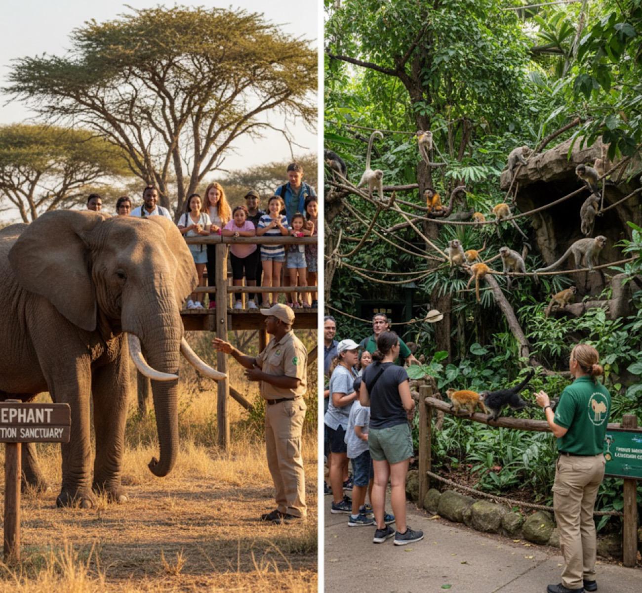 From Johannesburg: Elephant and Monkey Sanctuary Day Trip – Johannesburg, South Africa