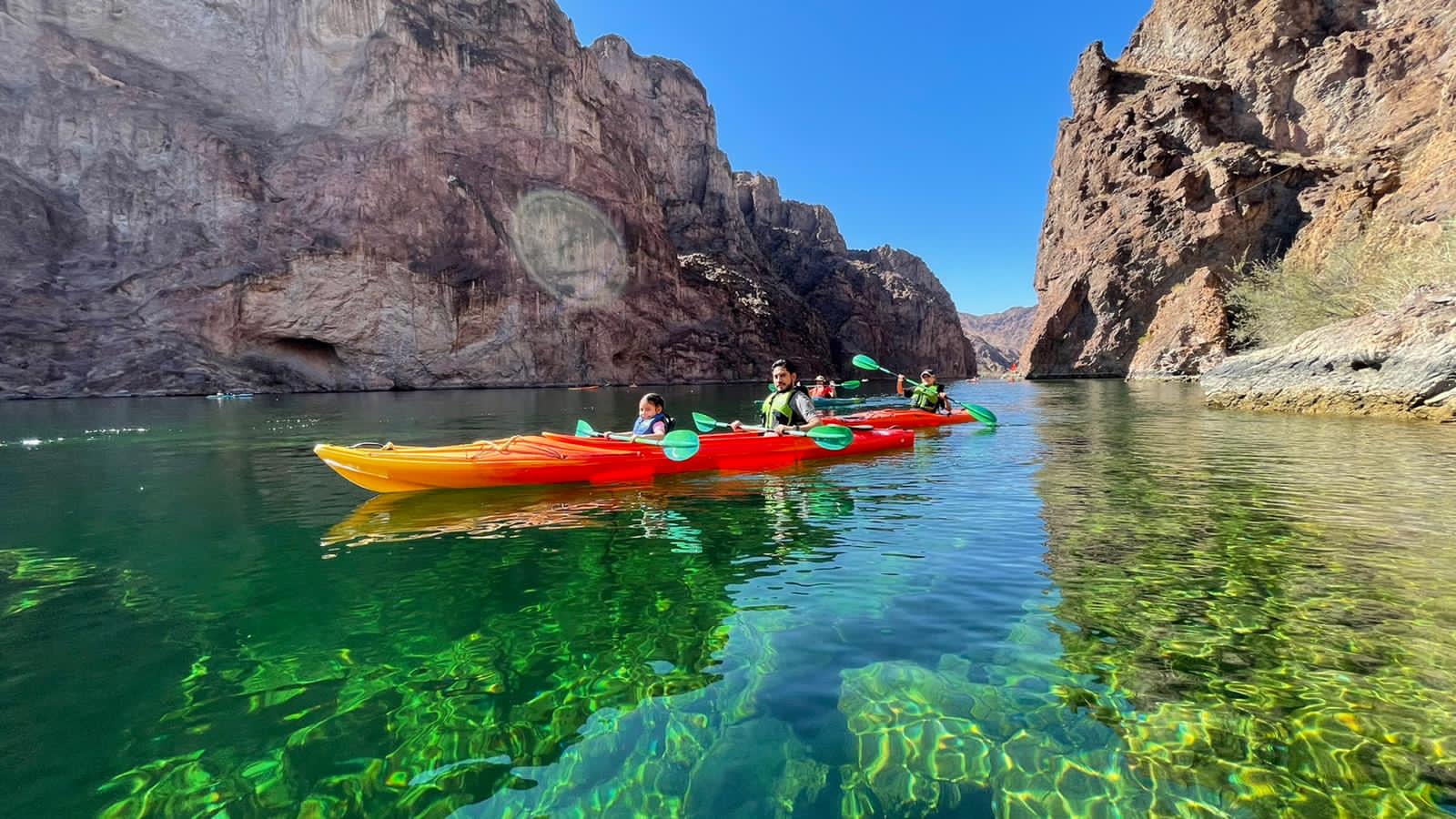 From Las Vegas: Emerald Cave Guided Kayak Tour with Shuttle – Las Vegas, Nevada