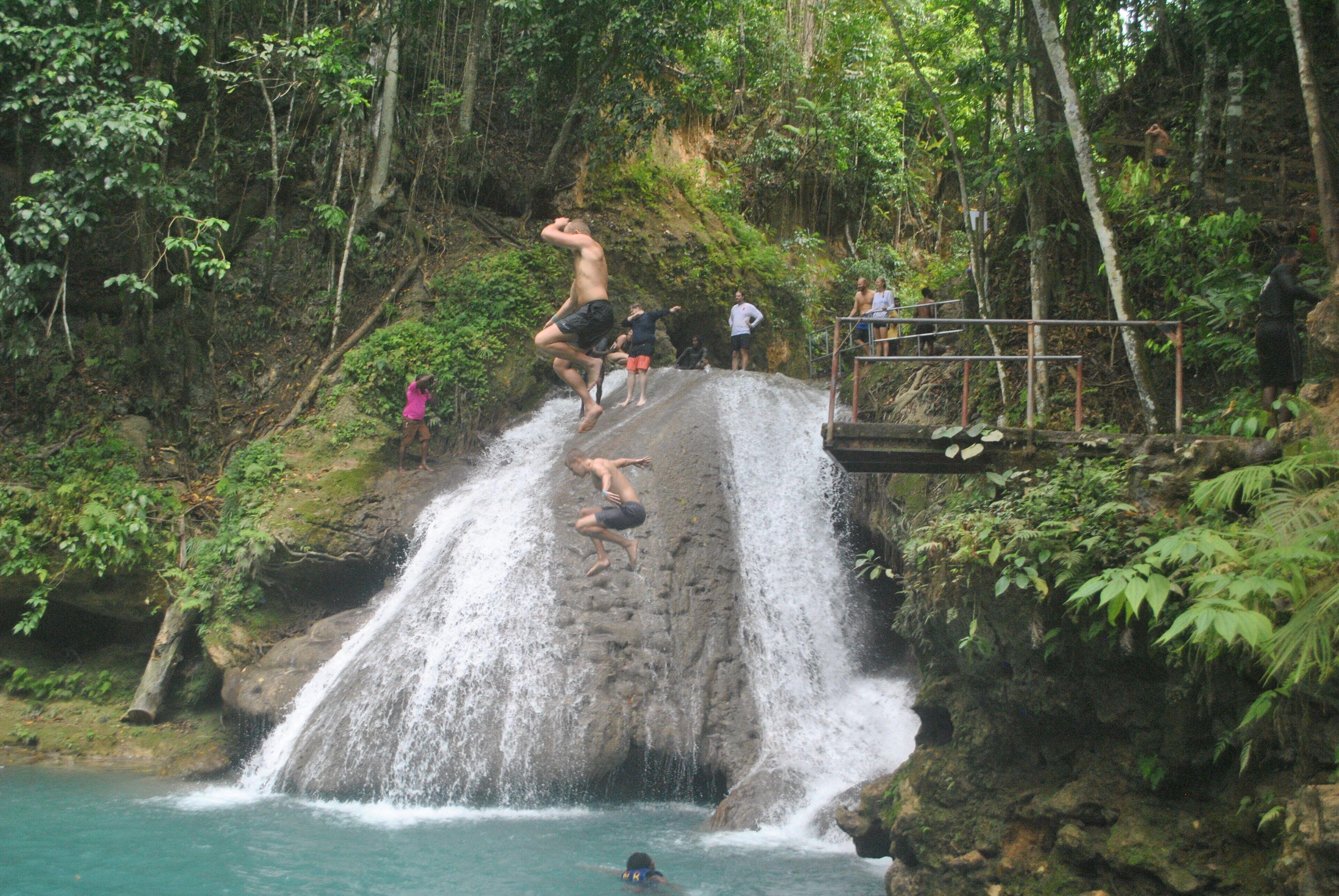 From Montego Bay: Blue Hole Falls Daytrip – Cool Blue Hole Ocho Rios, Jamaica