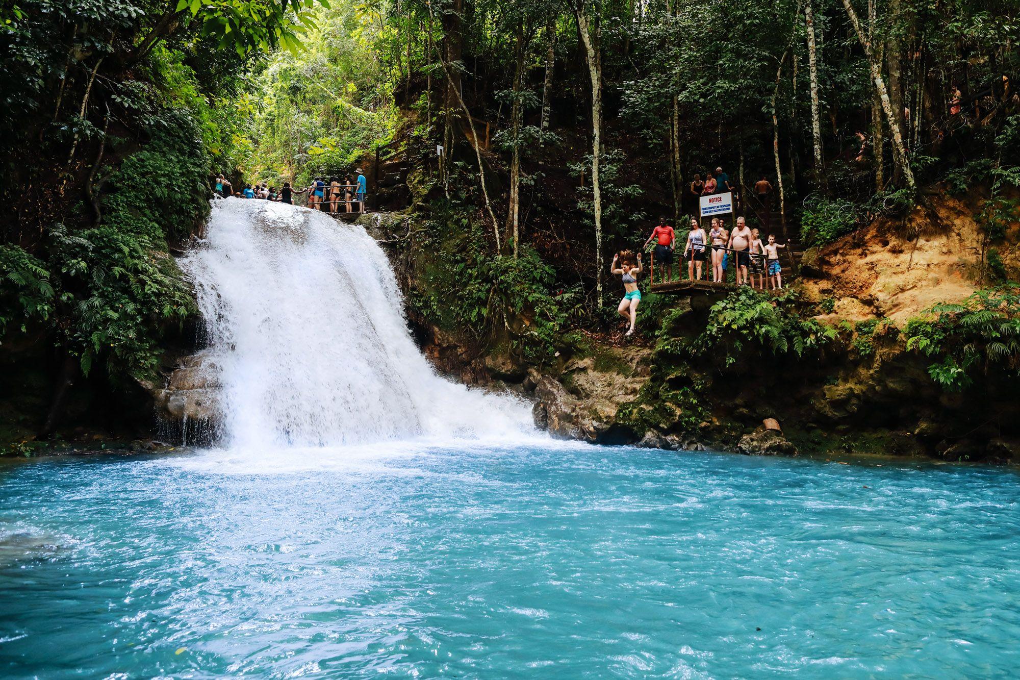 From Montego Bay: Blue Hole Falls and Dunn’s River Falls – Dunns River Falls & Park, Jamaica
