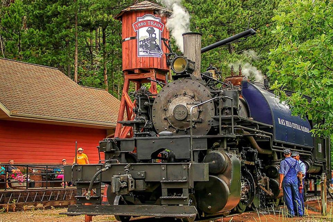 From Rapid City: 1880 Train Guided Tour – Black Hills Central Railroad, South Dakota