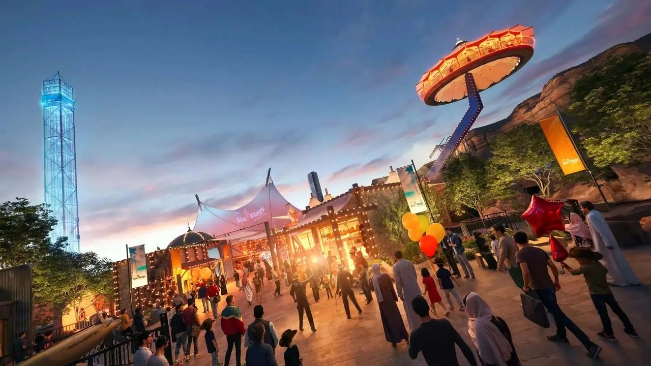 From Riyadh: Al-Qiddiya Six flags Theme park with transfers – Saudi Arabia