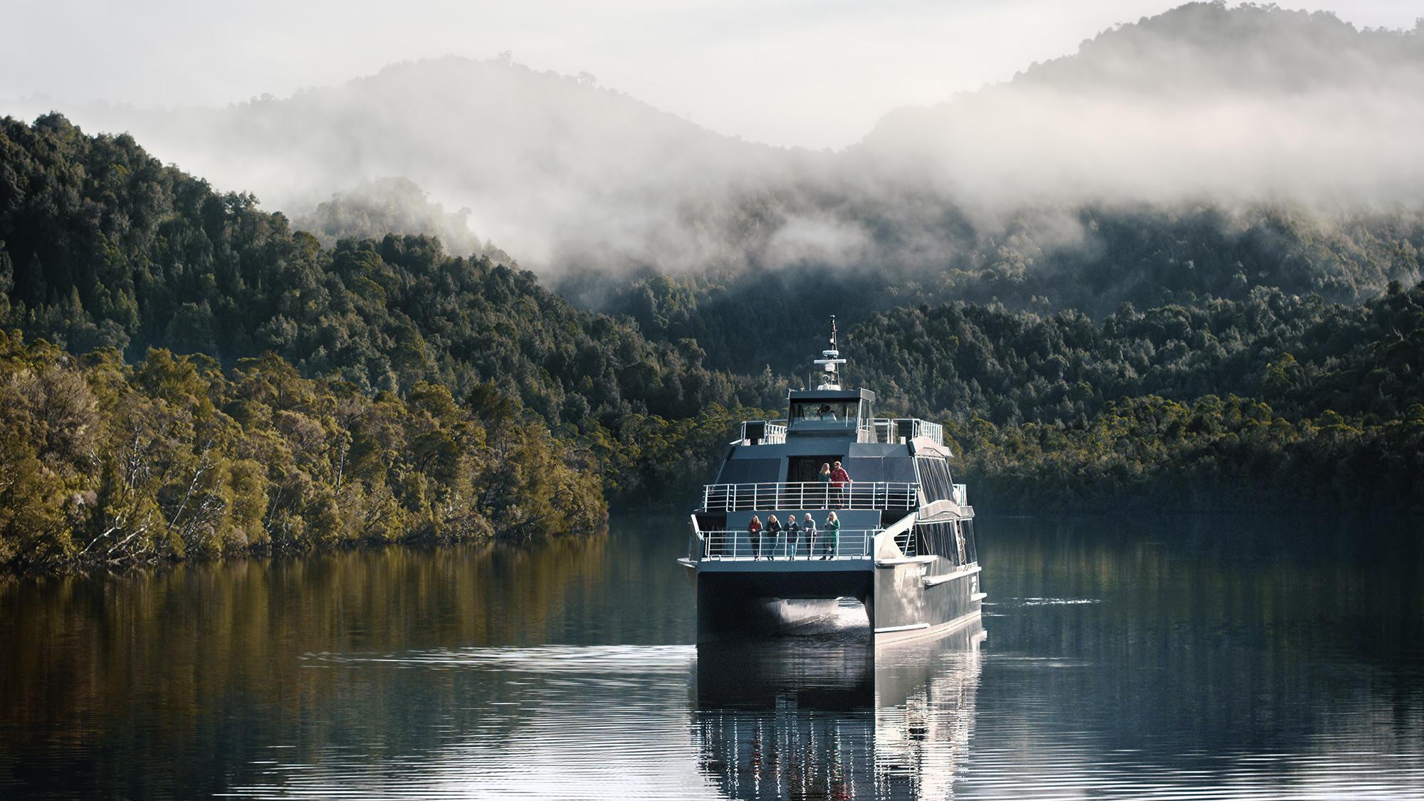 From Strahan: Evening Dinner Cruise on the Gordon River – Macquarie Heads, Australia