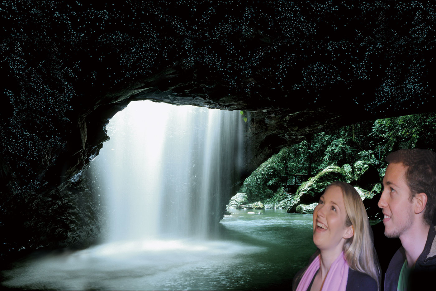 Gold Coast: Natural Bridge Glow Worm Night Tour – Gold Coast, Australia