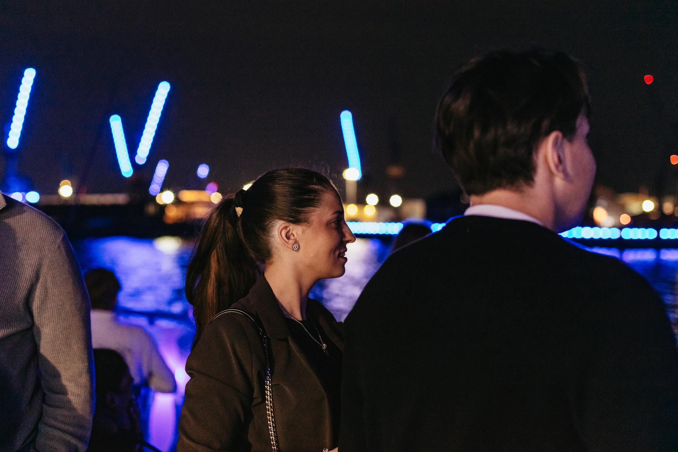 Hamburg: 1-Hour Evening Harbor Lights Cruise – Hamburg, Germany