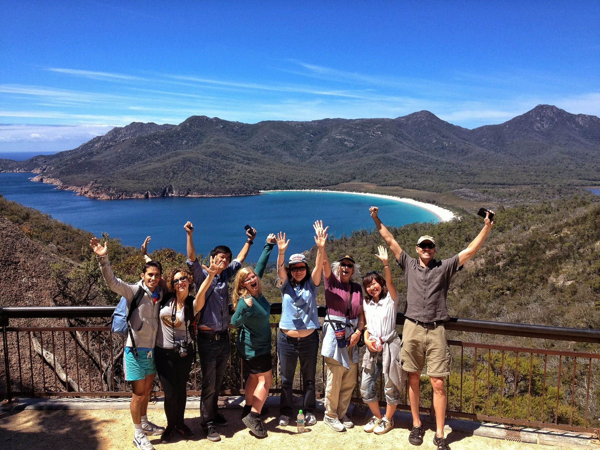 Hobart: Wineglass Bay & Freycinet National Park Active Tour – Wineglass Bay Lookout, Australia