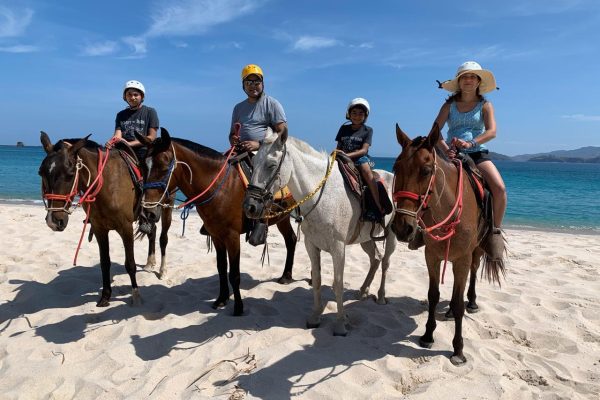 Horseback riding on the beach – Matapalo Beach, Costa Rica