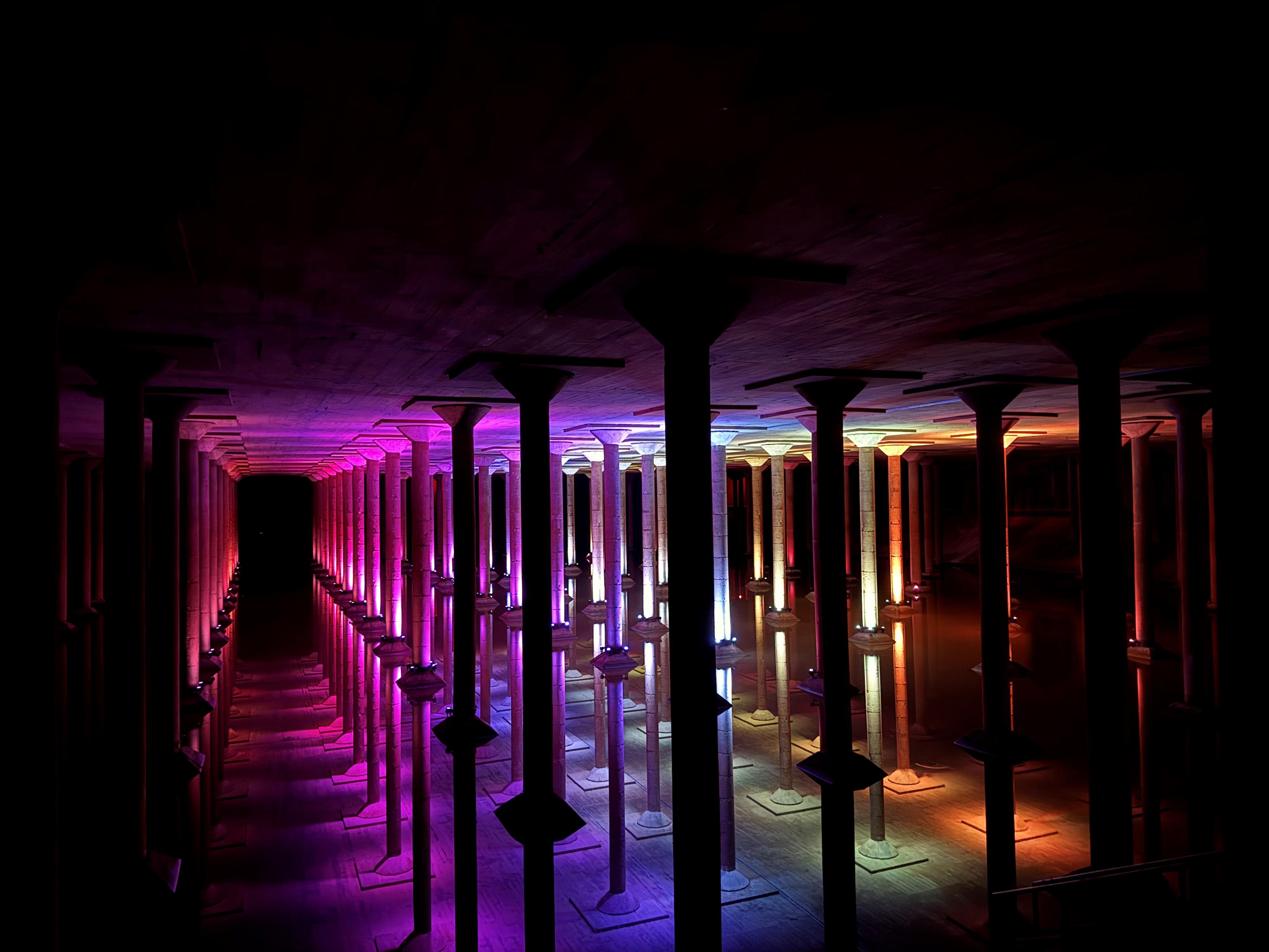 Houston: Cistern Illuminated – Winter Light Installation – Houston, Texas