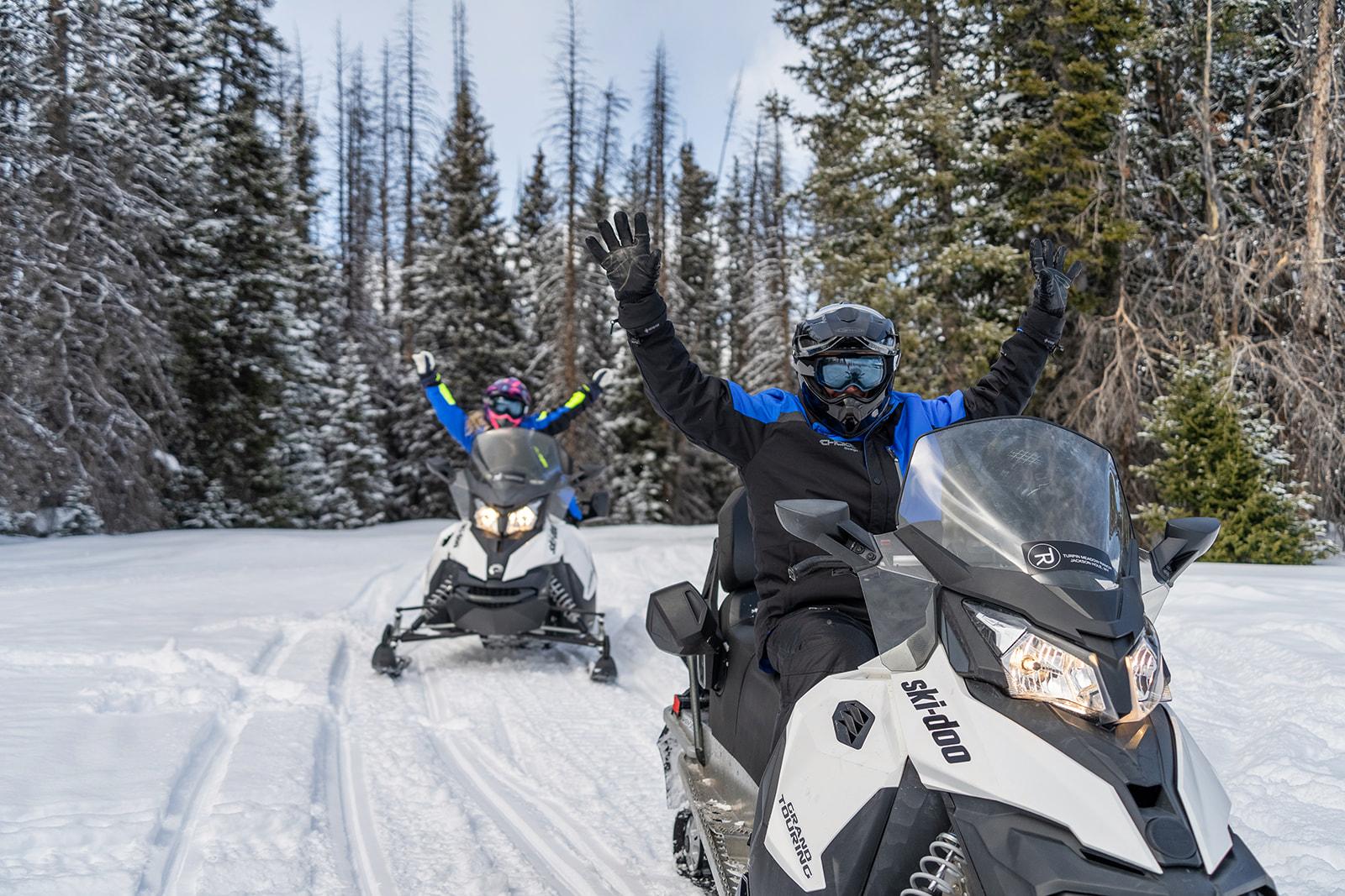 Jackson Hole: Turpin Meadow Snowmobile Tour – Jackson, Wyoming