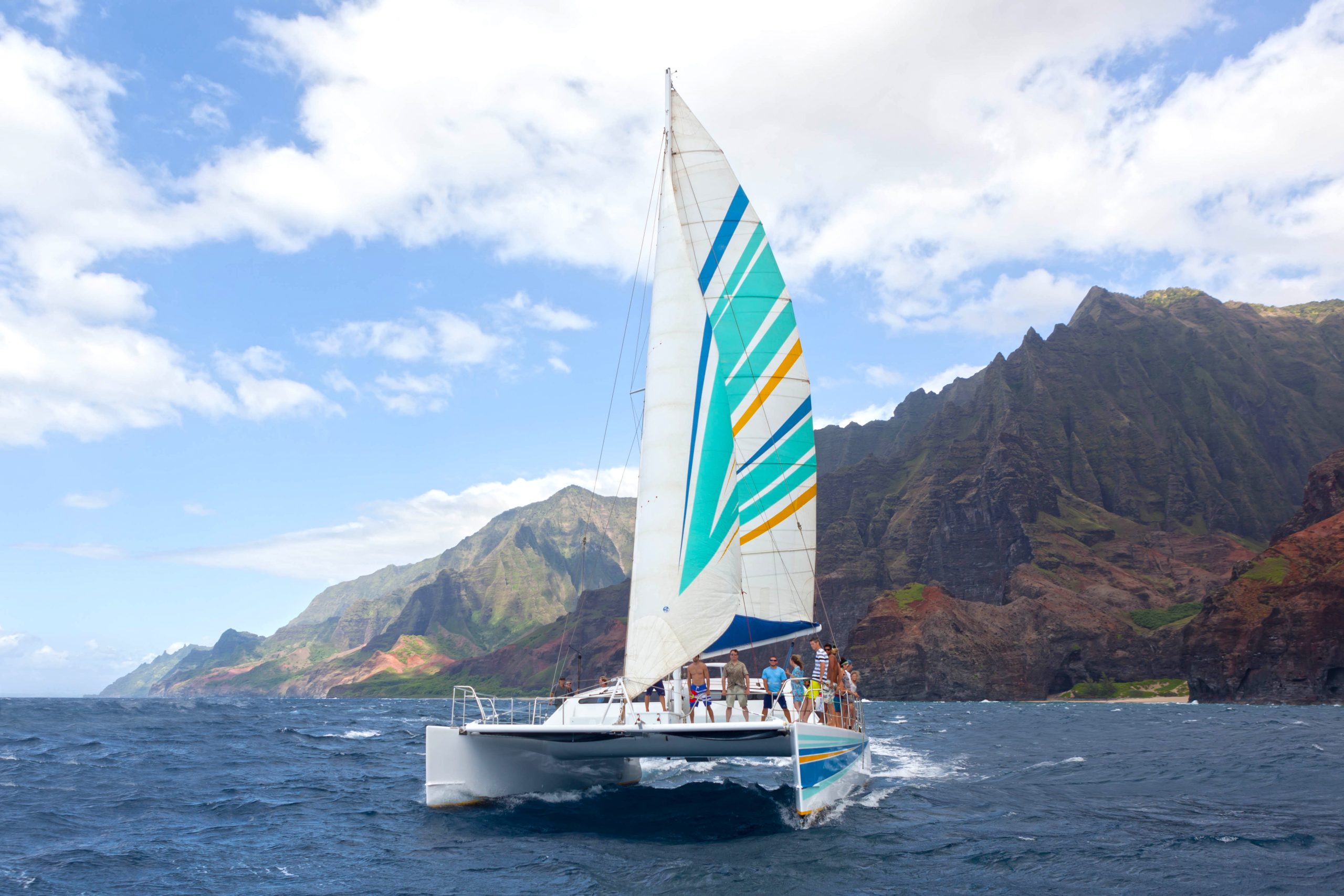 Kauai: Napali Coast Sail & Snorkel Tour from Port Allen – KapaÊ»a, Hawaii
