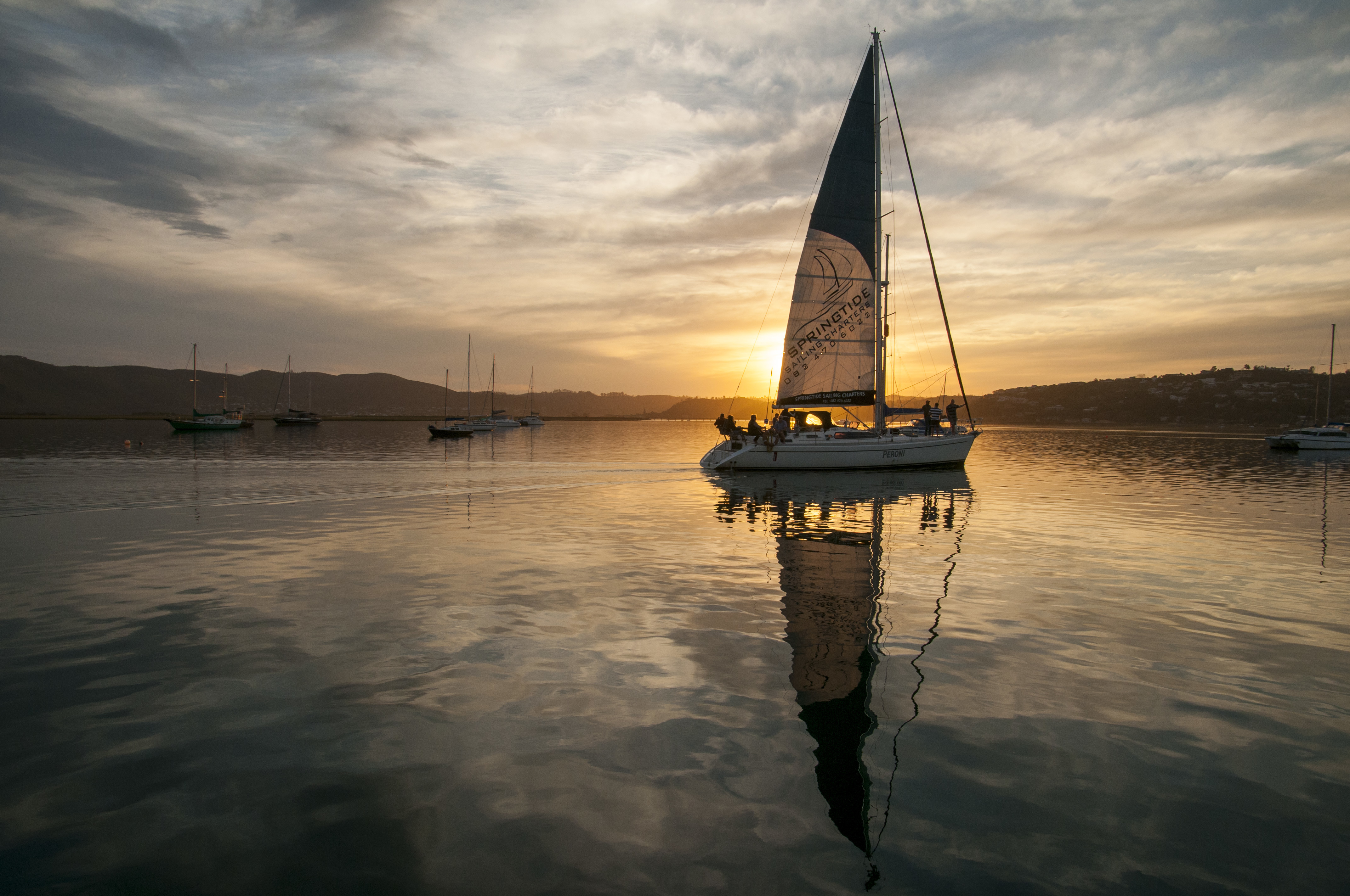 Knysna Sunset Sailing Cruise with Light Dinner and Wine – Knysna, South Africa