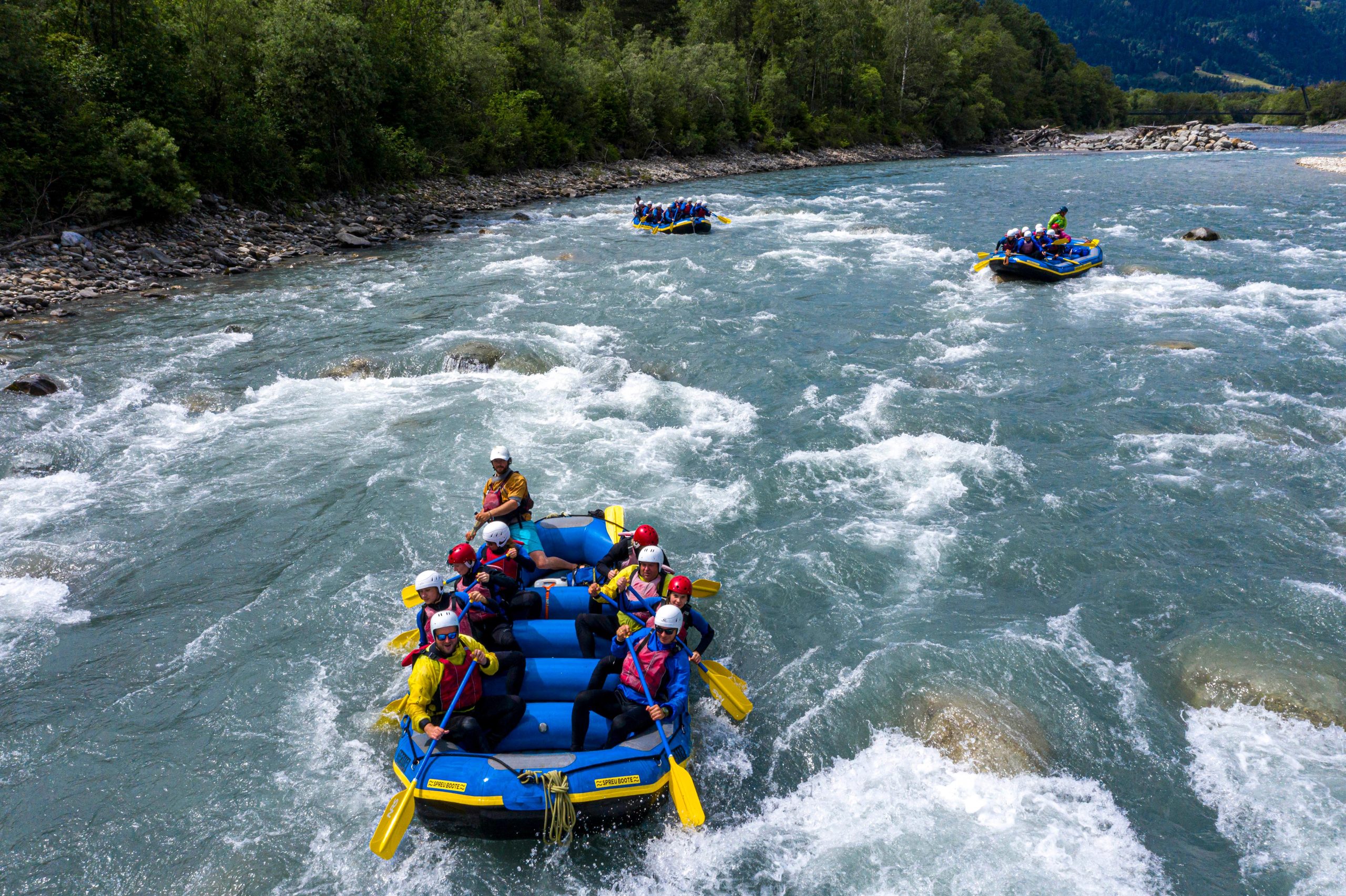 Laax, Flims, Ilanz: Vorderrhein Rafting (half day) – Laax, Switzerland