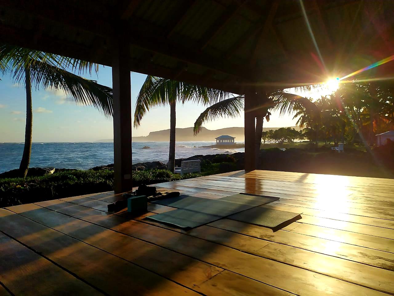 Las Galeras: Morning Yoga or Aerial Yoga at Villa Serena – Las Galeras, Dominican Republic
