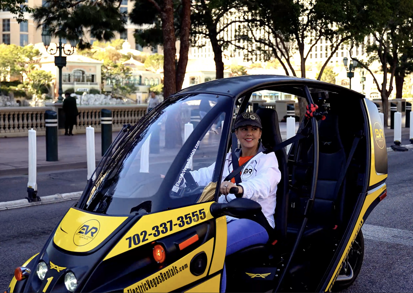 Las Vegas: Self-Drive Strip Tour in an Electric EVR car – Las Vegas, Nevada