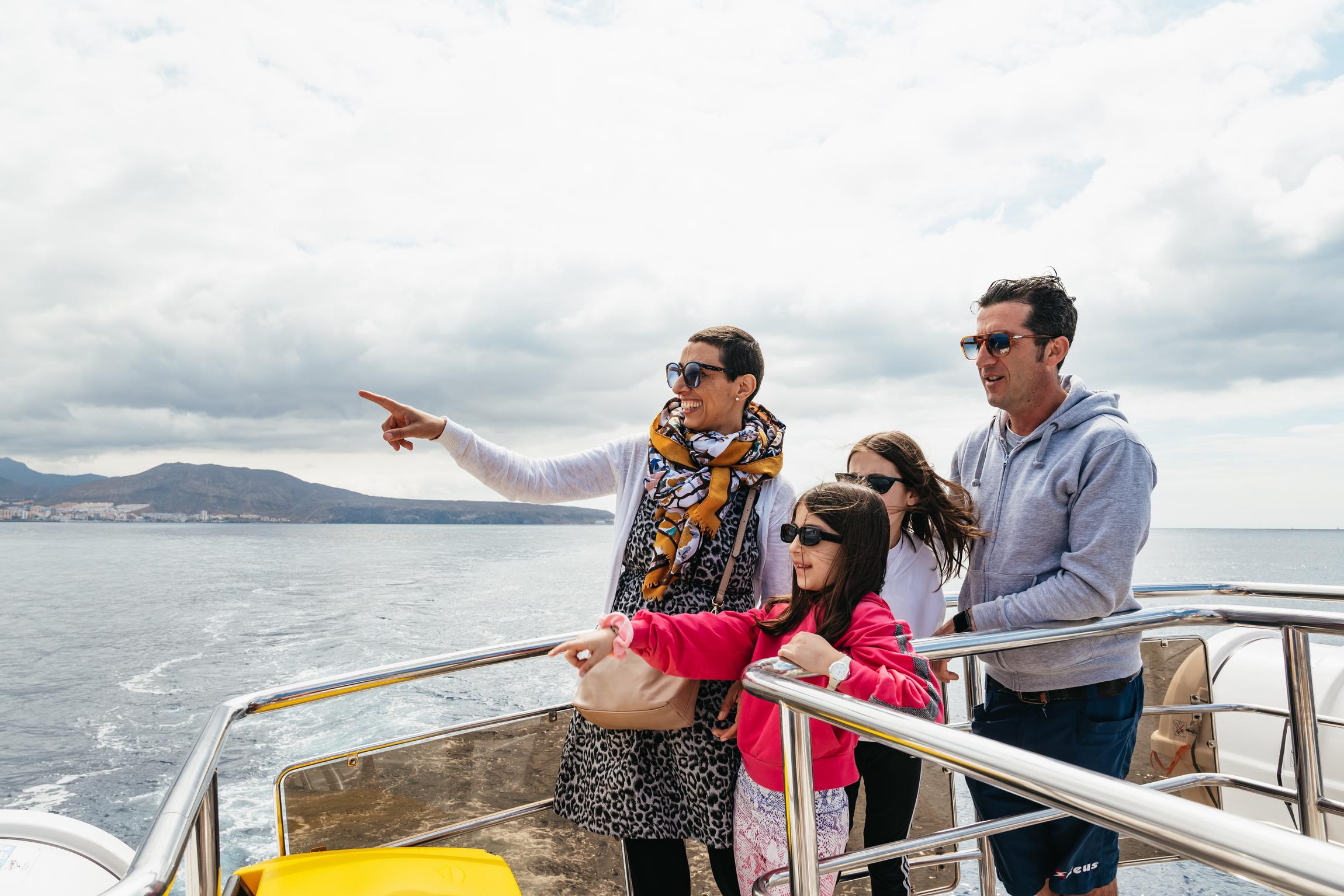 Los Cristianos: Eco-Yacht Whale Watching Cruise with Swim – Los Cristianos, Spain