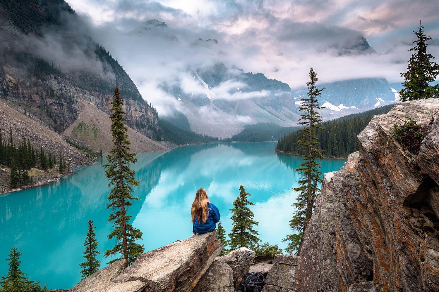 Louise, Moraine/Johnston Canyon, Minnewanka & Banff Town – Banff, Canada