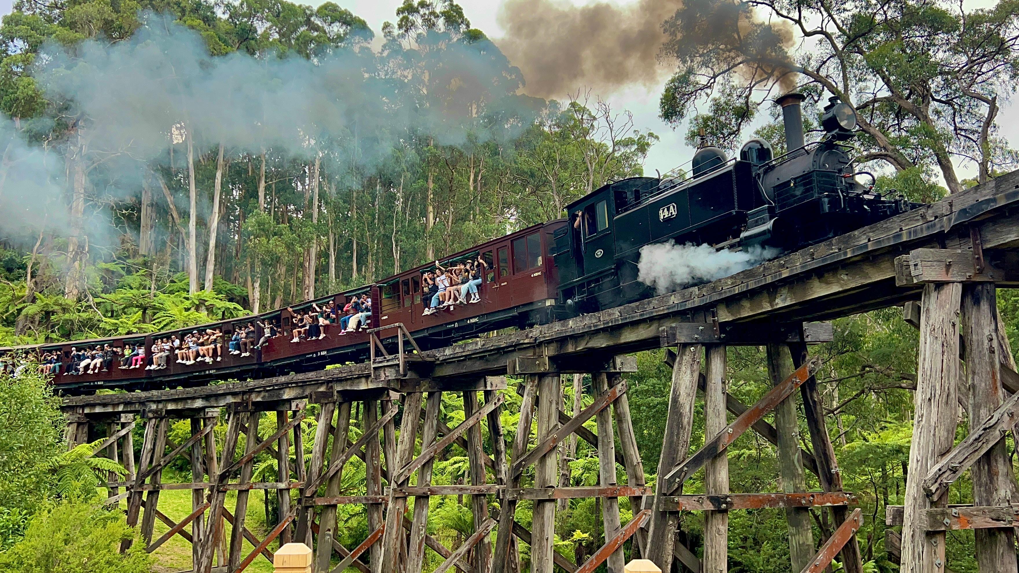 Melbourne: Half-Day Puffing Billy Steam Train Experience – Melbourne, Australia