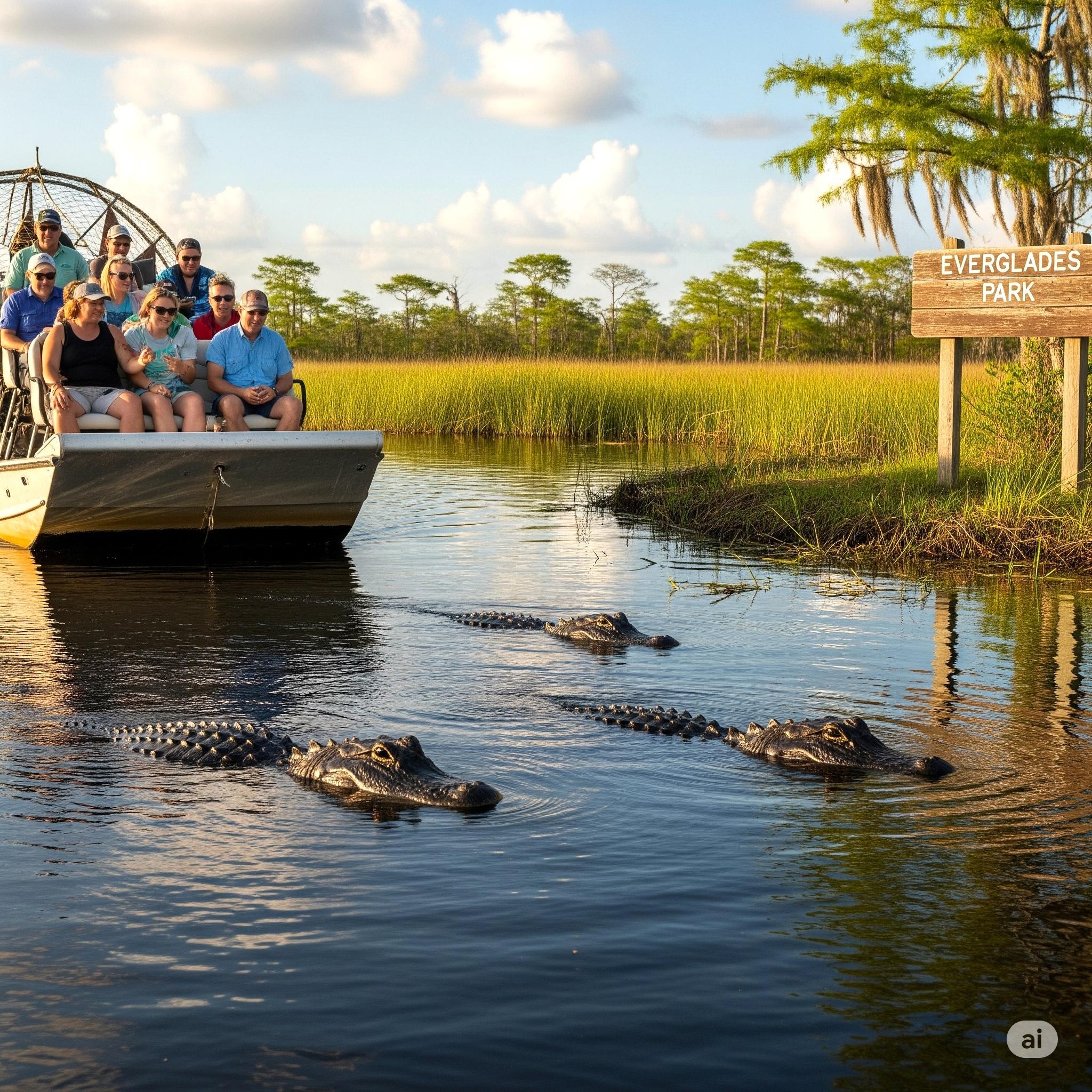 Miami: Everglades Airboat, Gator Experience with Transfer – Everglades Alligator Farm, Florida