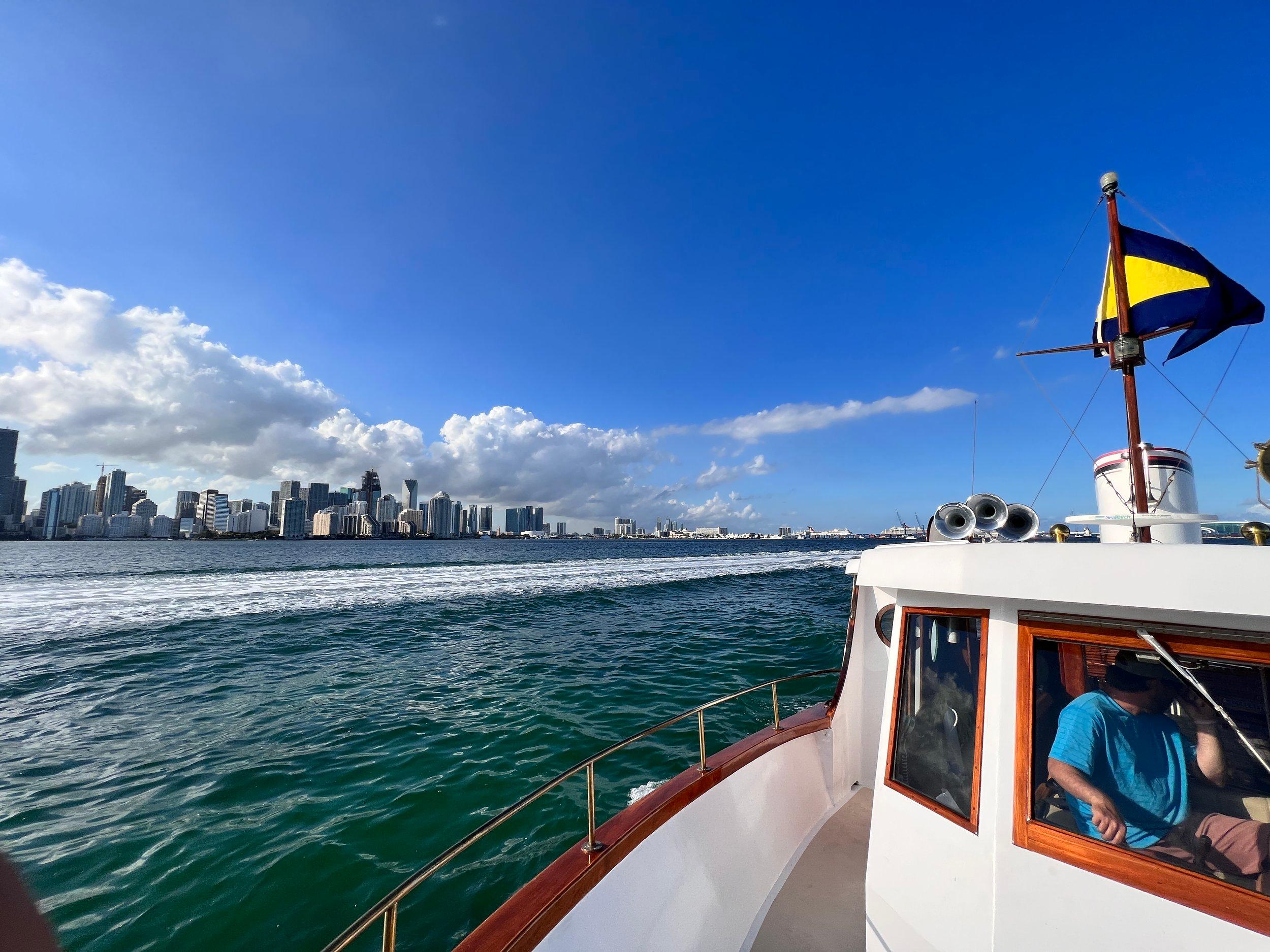 Miami: Miami Skyline Vintage Yacht Cruise, – Miami, Florida