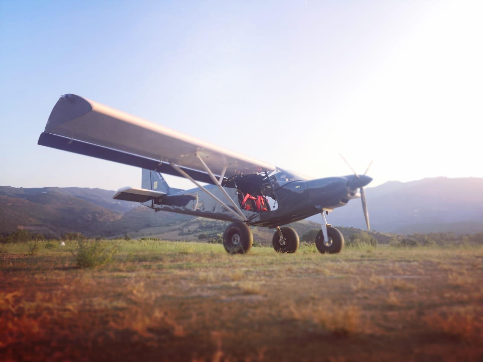 Microlight flight in Haute-Corse – Gulf of Saint Florent, France