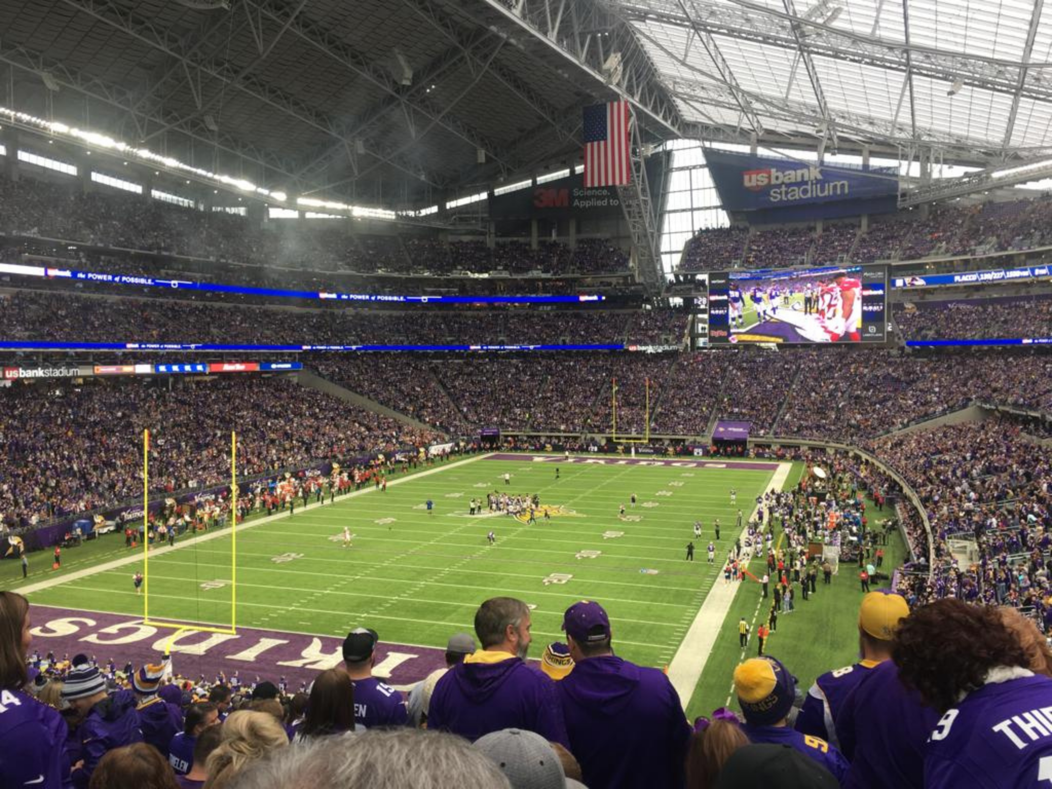Minnesota Vikings Football Game at US Bank Stadium – Minneapolis, Minnesota