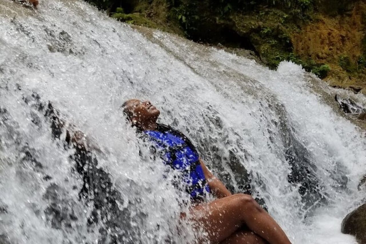 Montego Bay: Chuck Norris Secret Falls Adventure – Blue Hole Mineral Spring, Jamaica