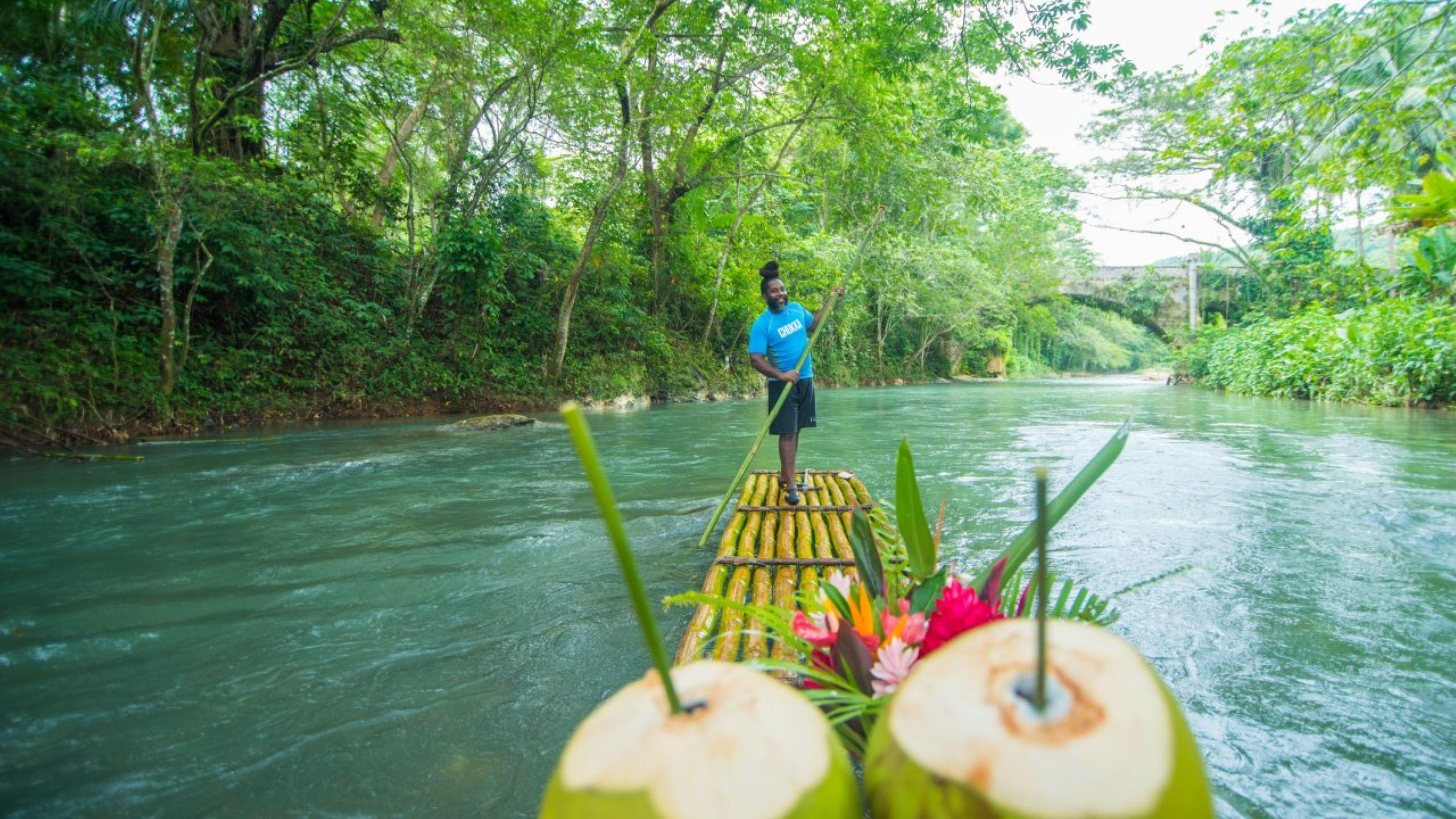 Montego Bay, Jamaica: Bamboo Rafting with Massage – Montego Bay, Jamaica