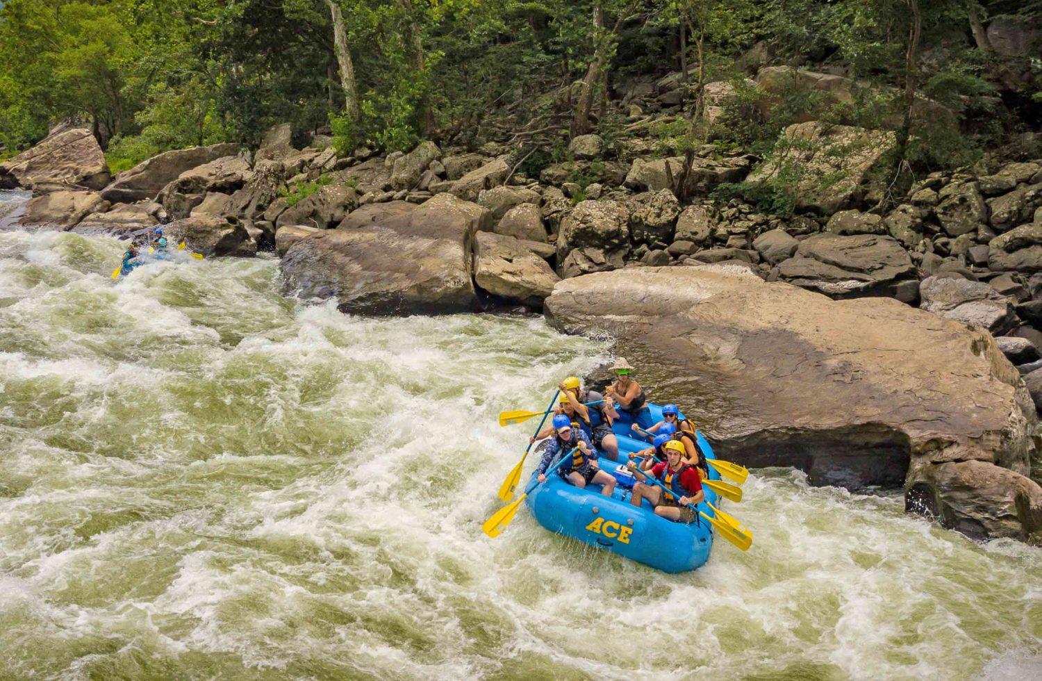 New River Gorge Whitewater Rafting – Lower New Full Day – West Virginia