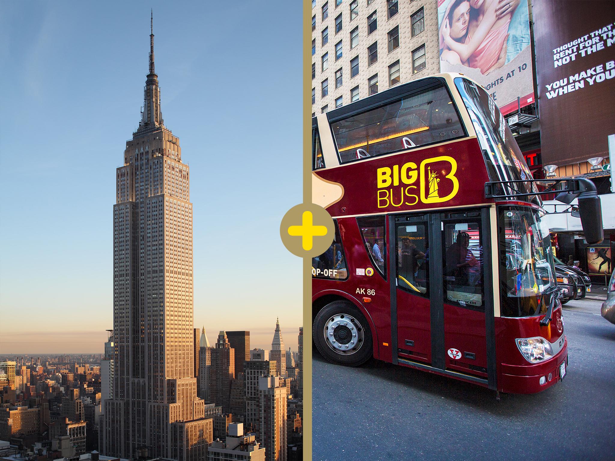 New York: Empire State and 48-hour Hop-on Hop-off Tour – New York City, New York