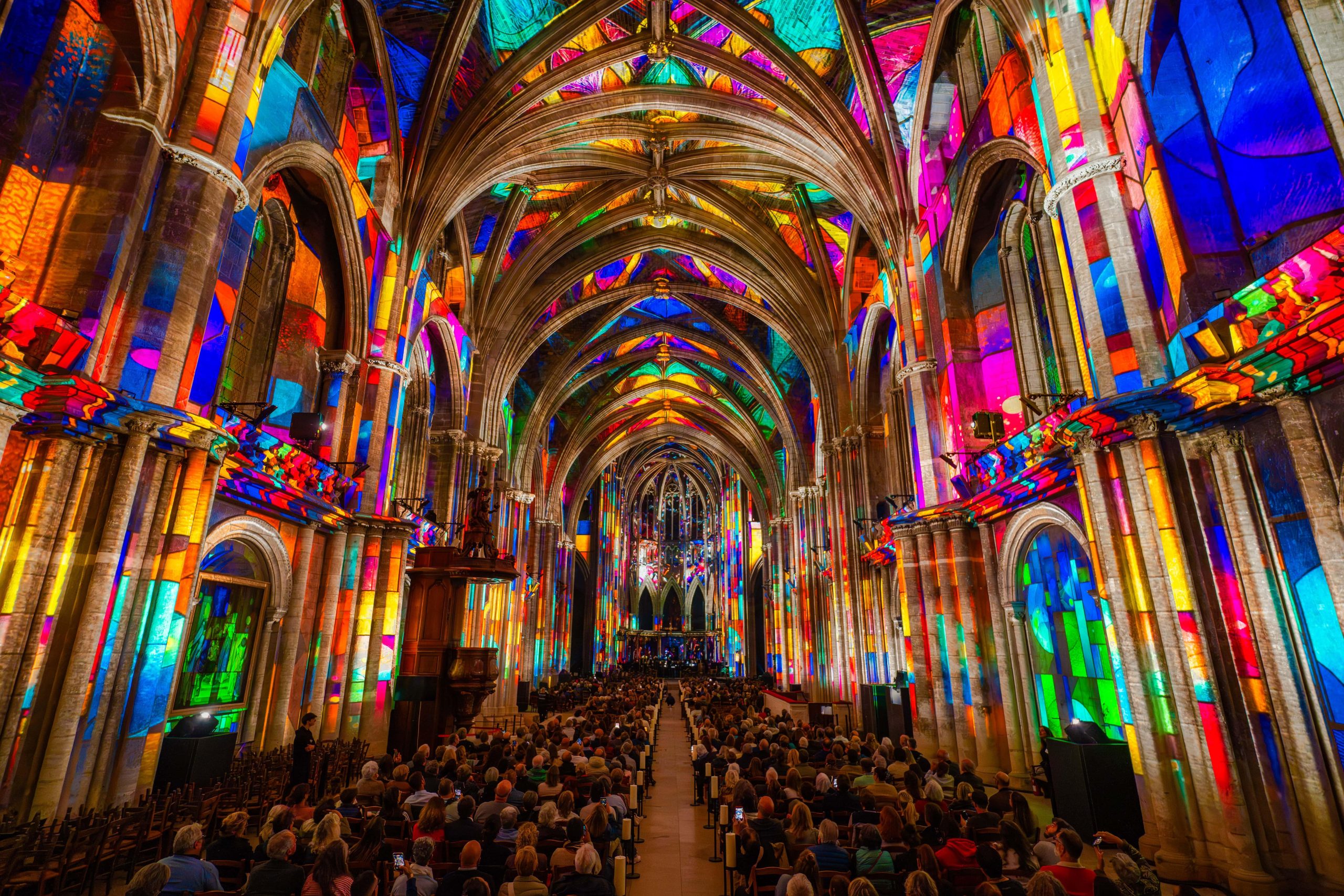 Nice Basilica: New Sound and Light Show – LUMINISCENCE – Nice, France