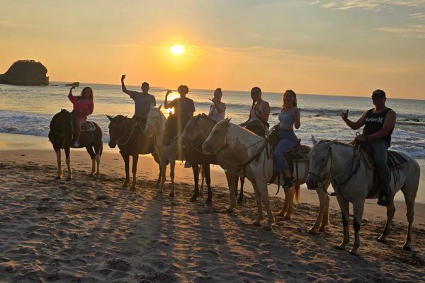 Nosara: Golden Sunset Horseback Riding Tour – Nosara, Costa Rica