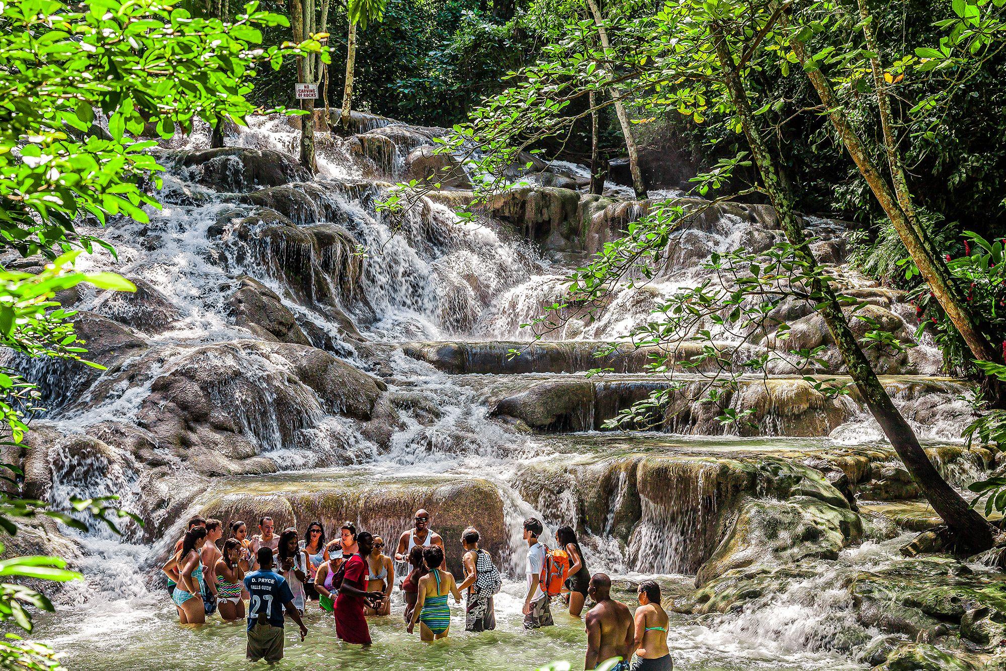 Ocho Rios: Blue Hole Secret Falls & Dunn’s River Falls Tour – Island Gully Falls, Jamaica