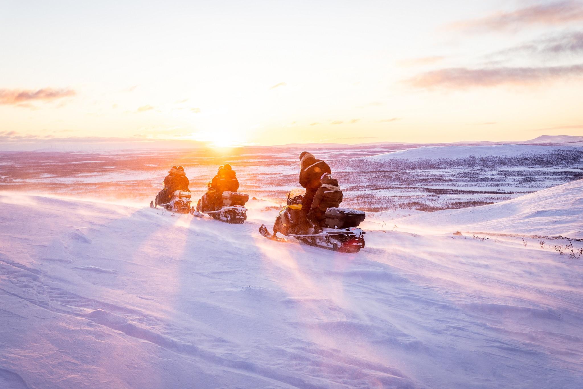 Once-in-a-lifetime Snowmobile Safari to Lapland Viewpoint – Kiruna, Sweden