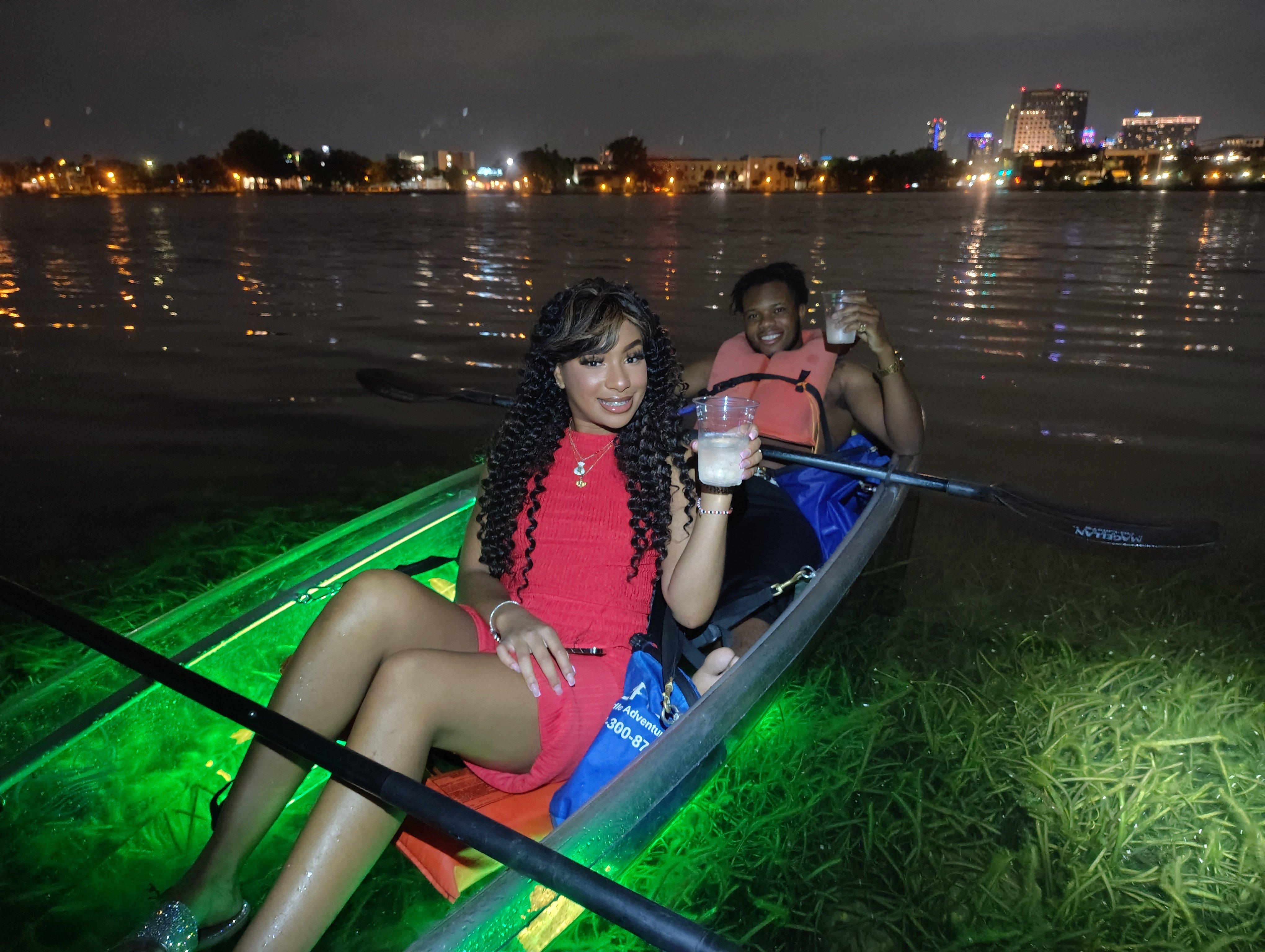 Orlando: Date Night LED Night Glow Tour with Sparkling Wine – Orlando, Florida