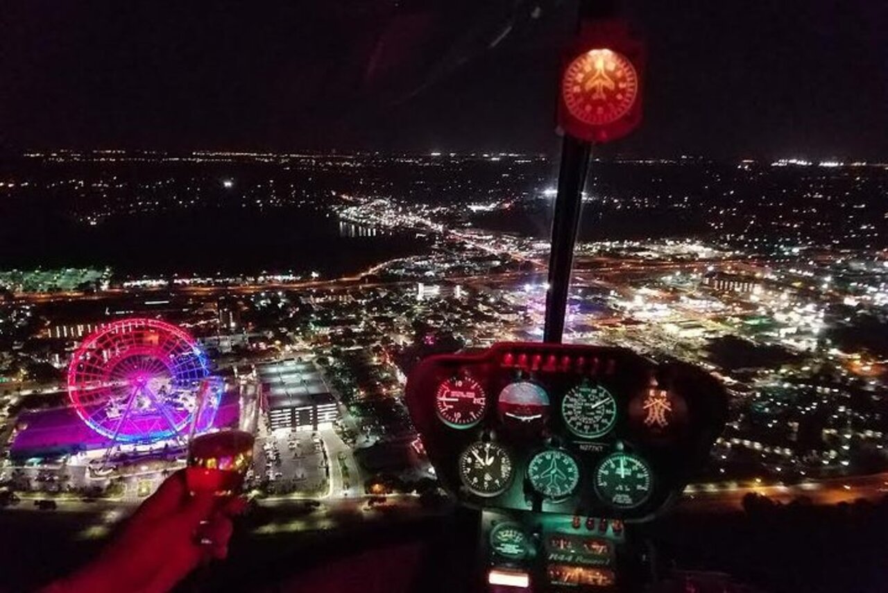 Orlando: Theme Parks After-Hours Helicopter Flight – Orlando, Florida
