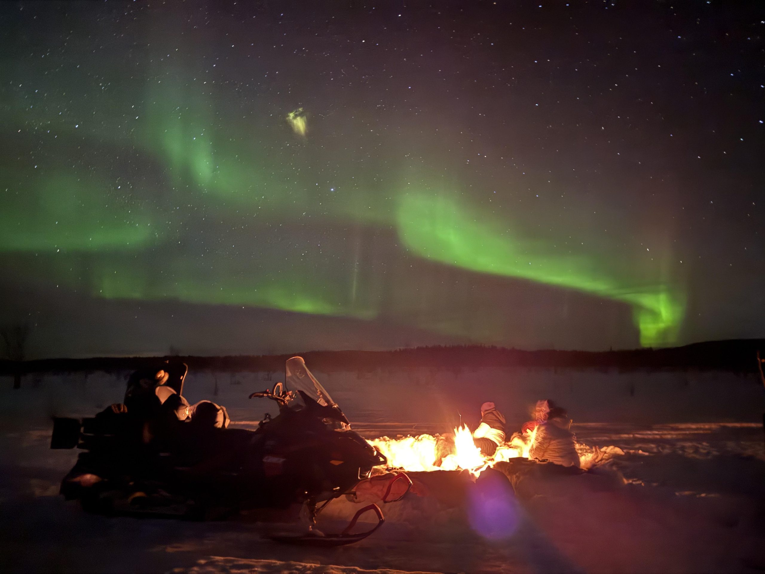 Överkalix – Lapland : Snowmobile Tour with Northern Lights – Overkalix, Sweden