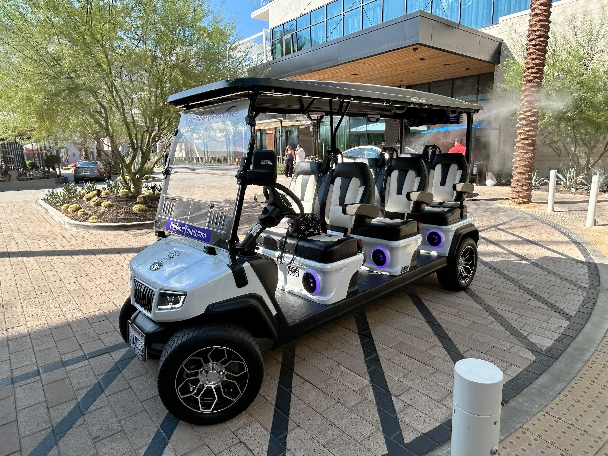 Palm Springs: Celebrity Homes Guided Electric Cart Tour – Palm Springs, California