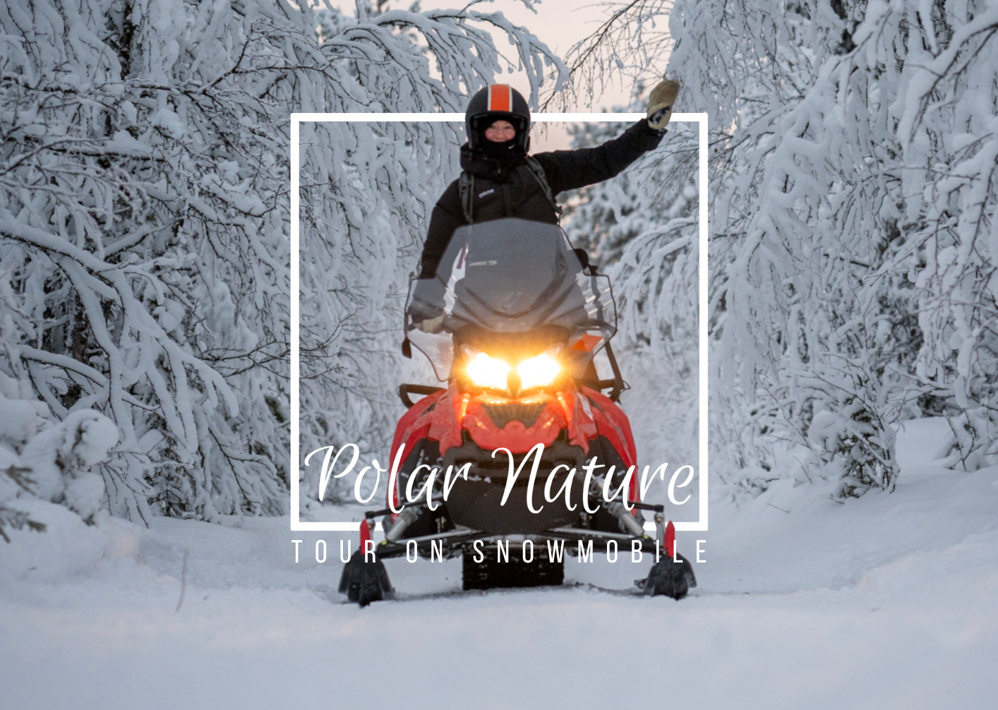 Polar Nature Tour on Snowmobile – Kiruna, Sweden