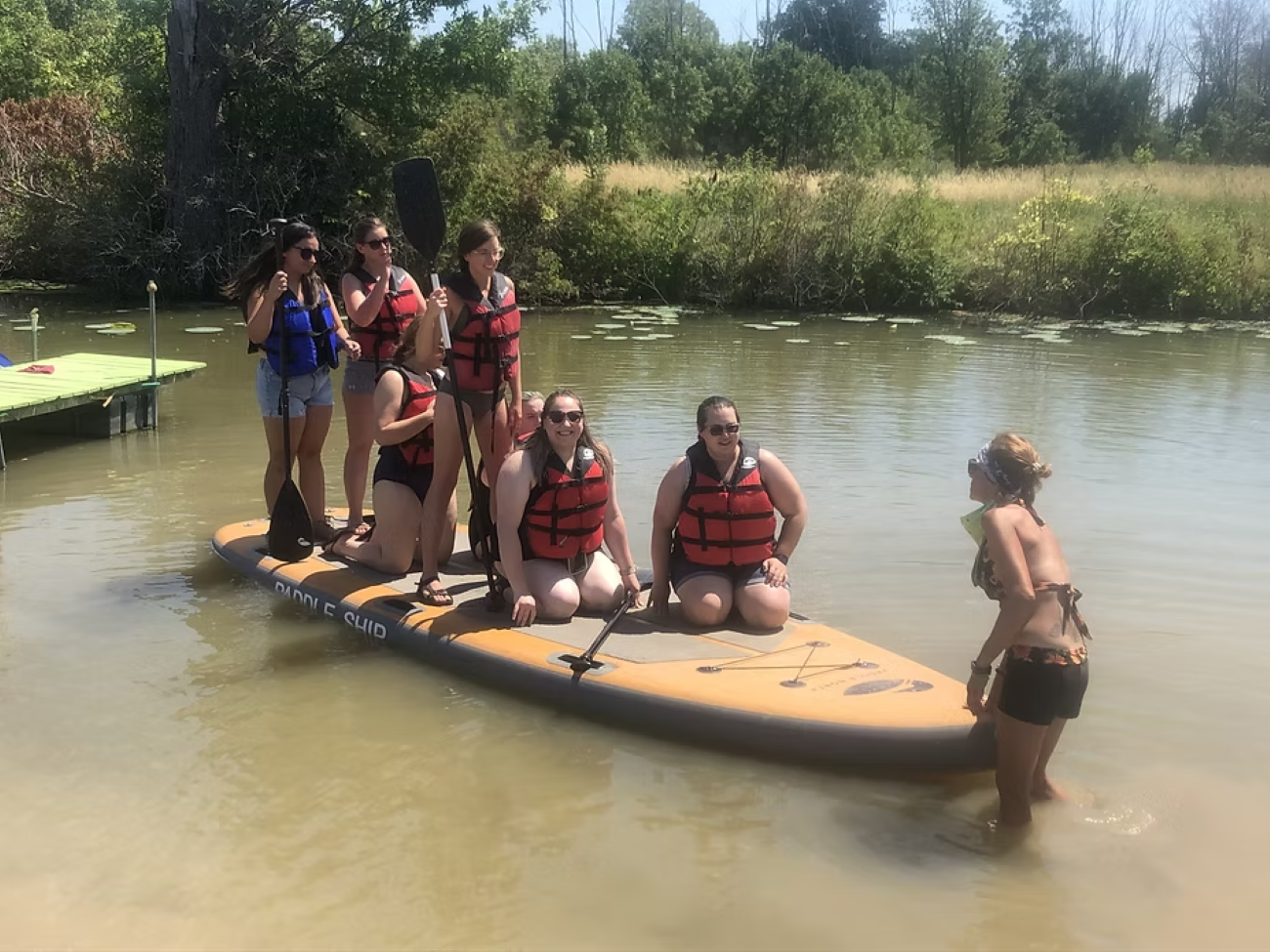 Port Clinton: Giant Paddleboard Rental – Port Clinton, Ohio