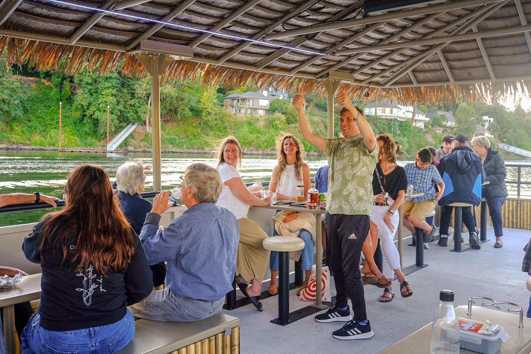 Portland Happy Hour Cruise, 2-Hour Tiki Boat Party – Willamette River, Oregon